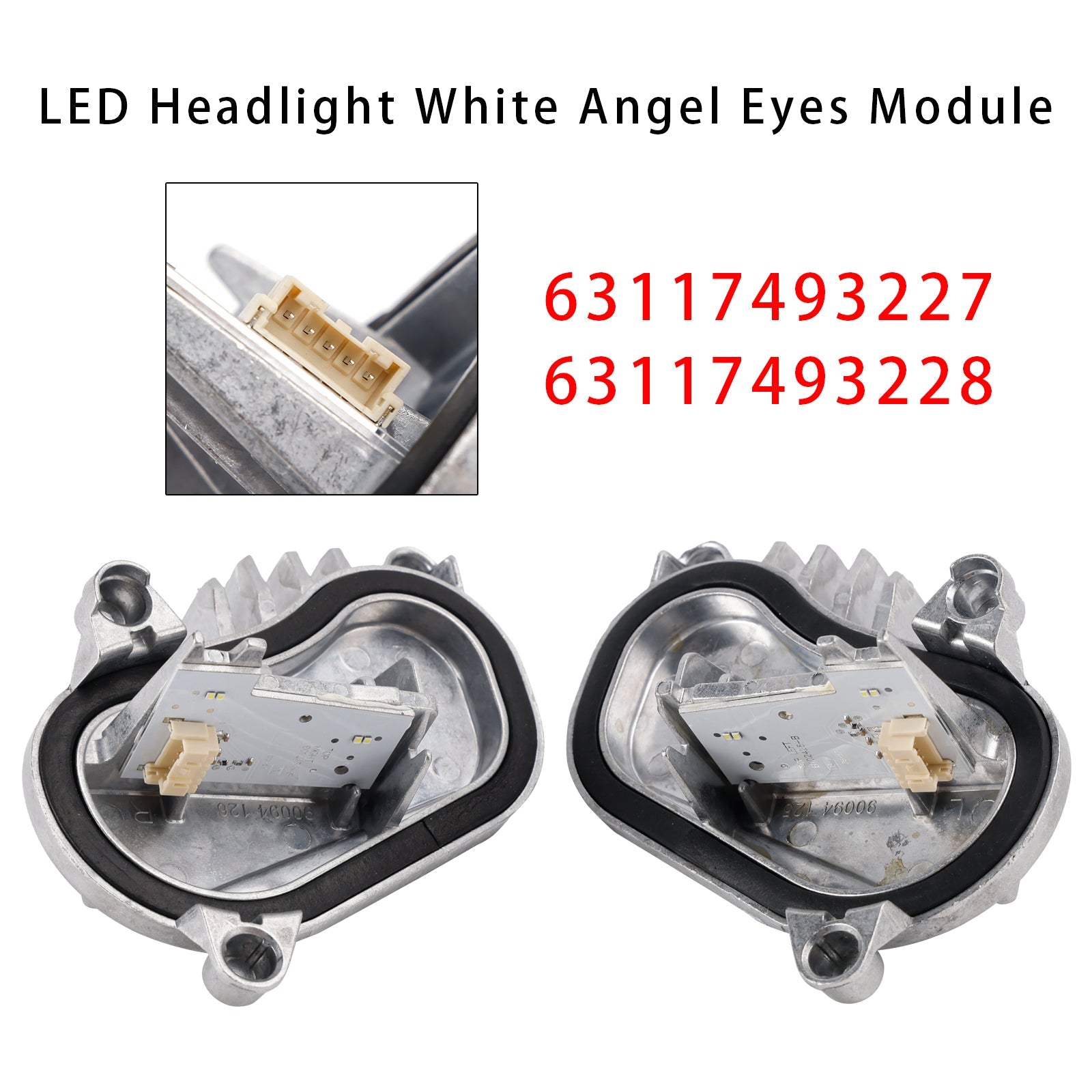 2PCS Angel Eye DRL LED Module For BMW F32 F33 F36 LCI 4 Series 2018-2020 White