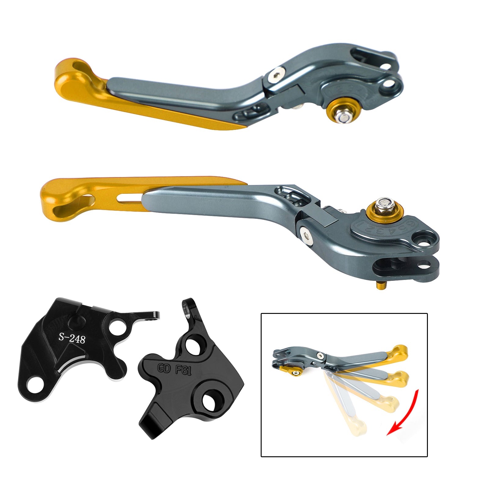 Adjustable Clutch Brake Lever fit for YAMAHA YZF R125 2008-2011
