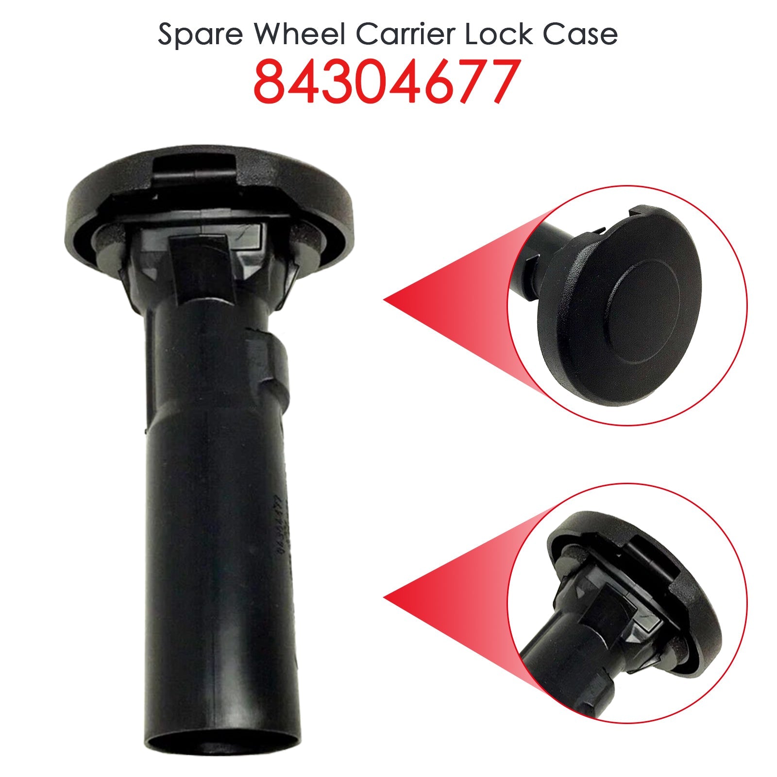 Spare Wheel Carrier Lock Case and Cover 84304677 for Silverado Sierra 2019-2024