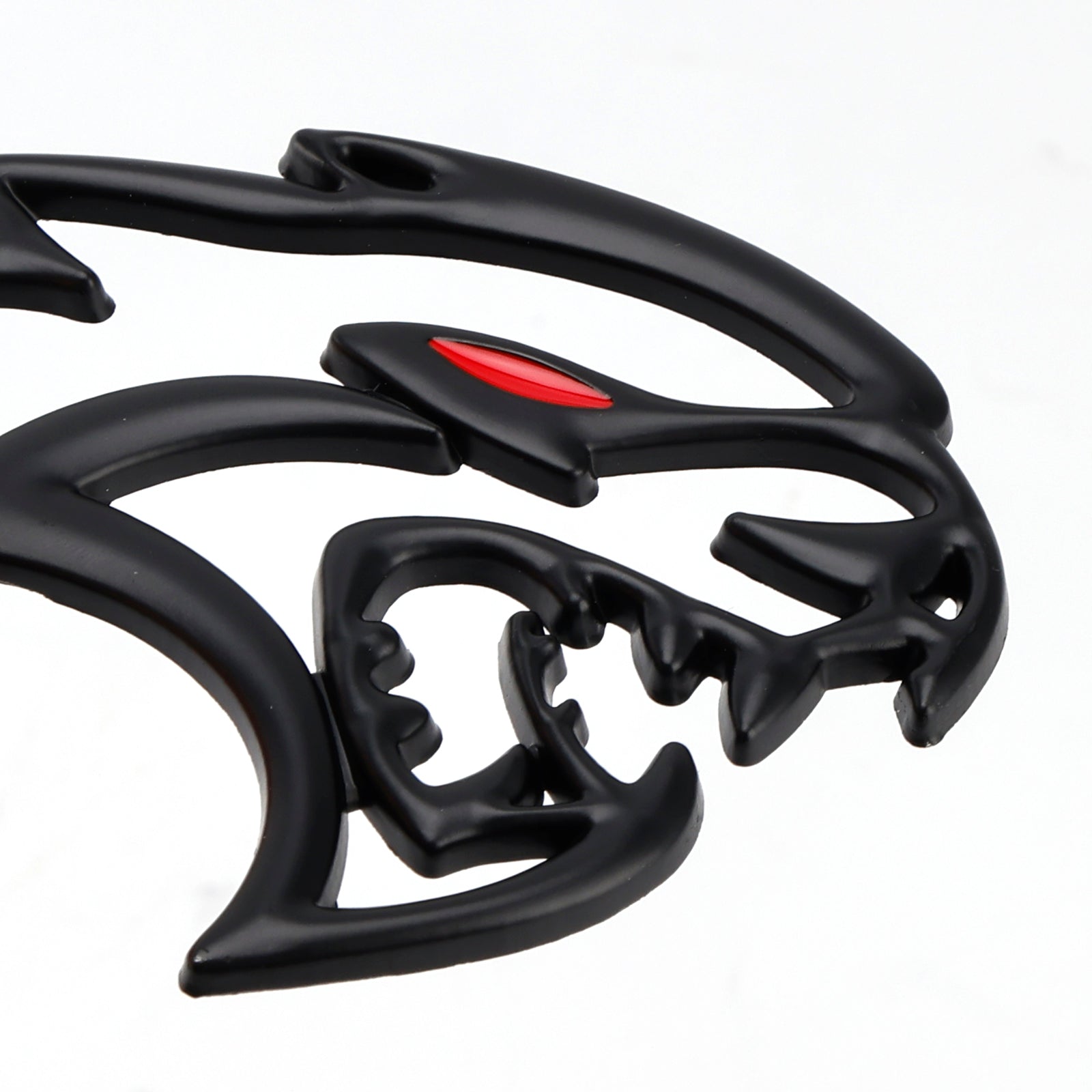 2x Hellcat Fender Side Emblem Badge Decal for SRT Hellcat Black