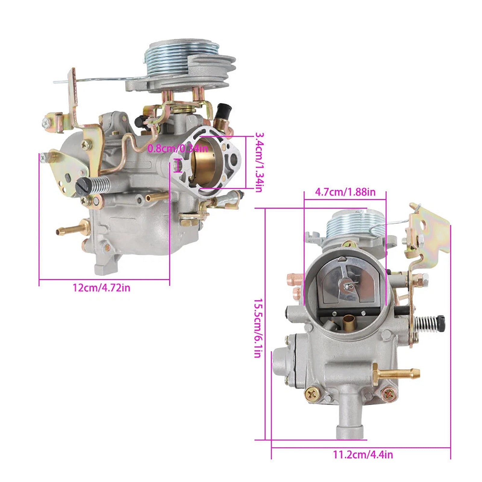 Carburetor 127910000 For Peugeot 404 504 E14185