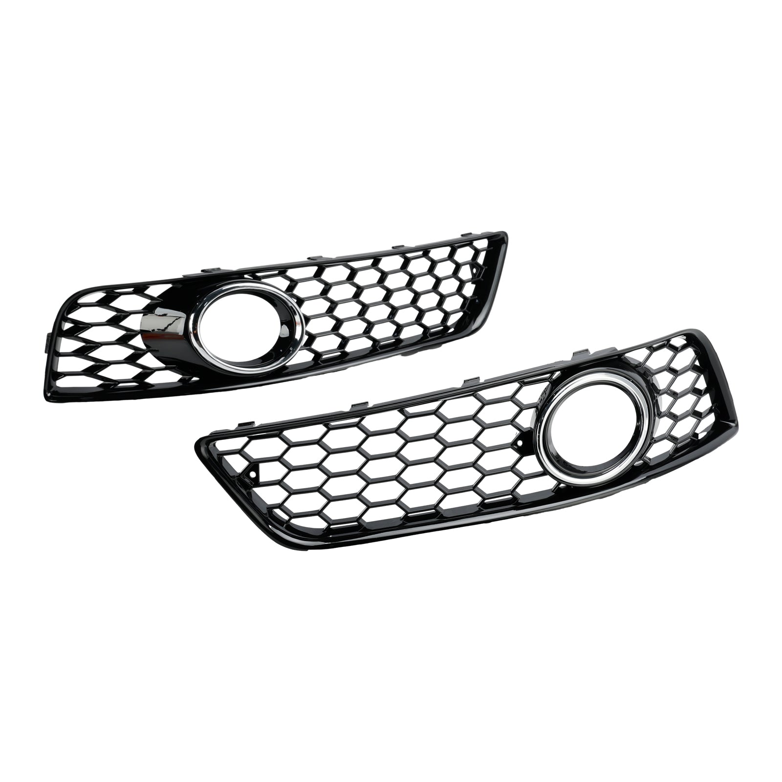 Audi A3 8P 2009-2013 Honeycomb Bumper Front Fog Light Grille Grill Cover