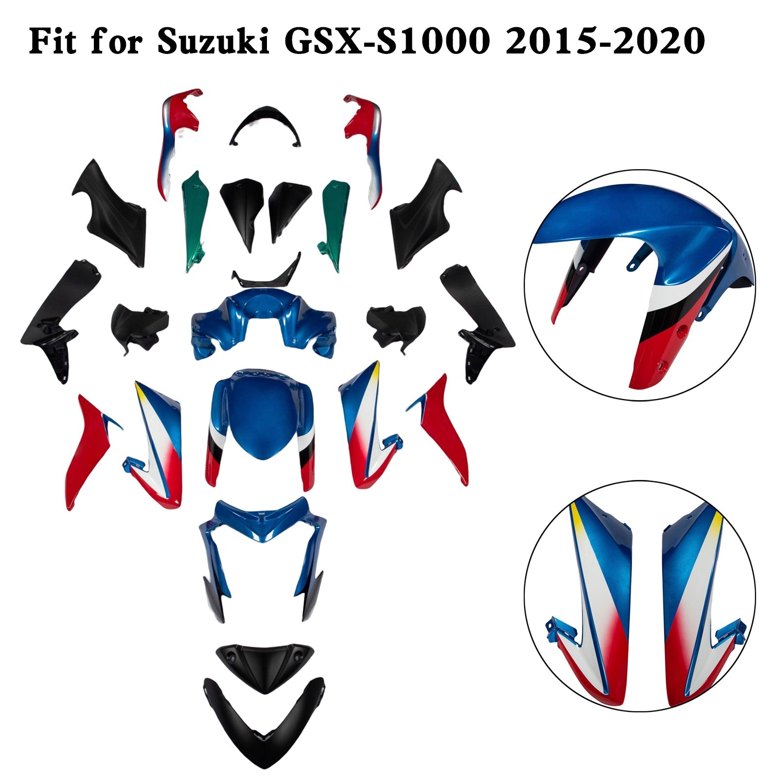 Kit Carenado Carrocería Plástico Suzuki GSX-S 1000 GSXS 2015-2020