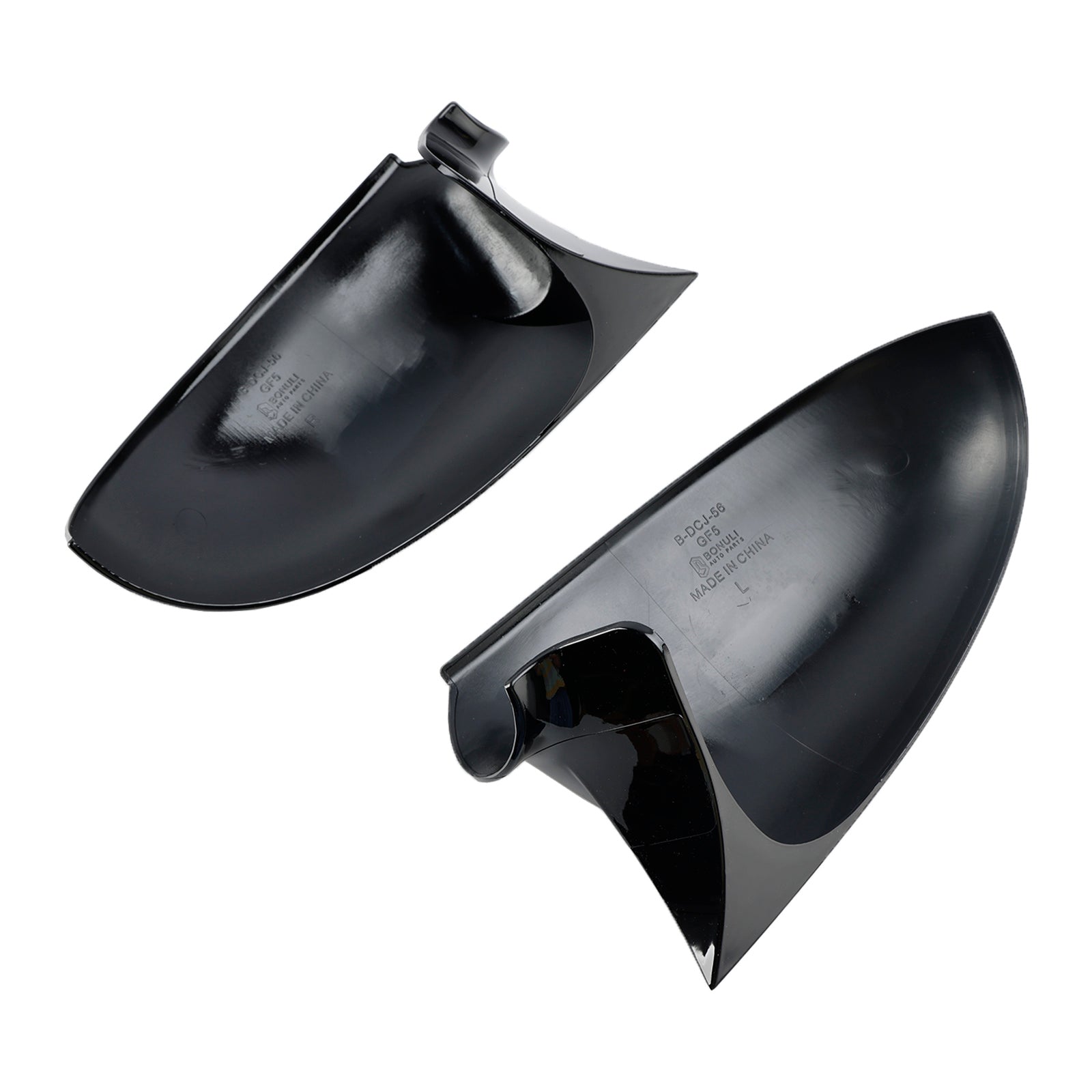 VW Jetta 2005-2011 Gloss Black Wing Door Mirror Cover Caps Left + Right