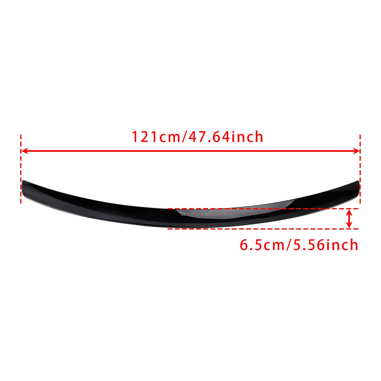 Gloss Black Rear Boot Spoiler For Mercedes-Benz CLS-Class W219 CLS63 Style 2005-2010