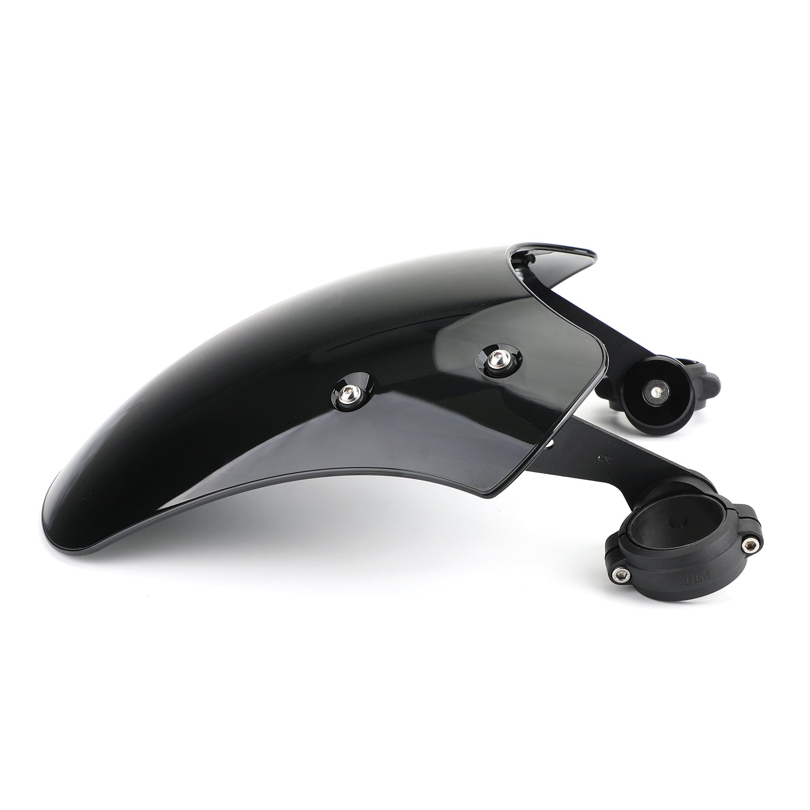 ABS Motorcycle Windscreen Windshield for Harley Dyna Softail Models Black