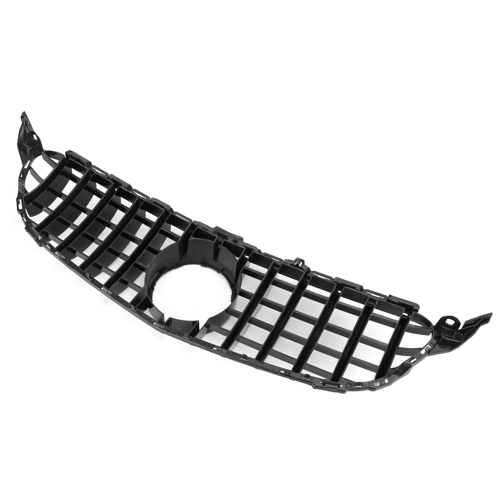 2015-2018 Mercedes Benz C-Class W205 C205 A205 C200 250 300 350 C43 GTR Style Front Bumper Grill Replacement Black Grille