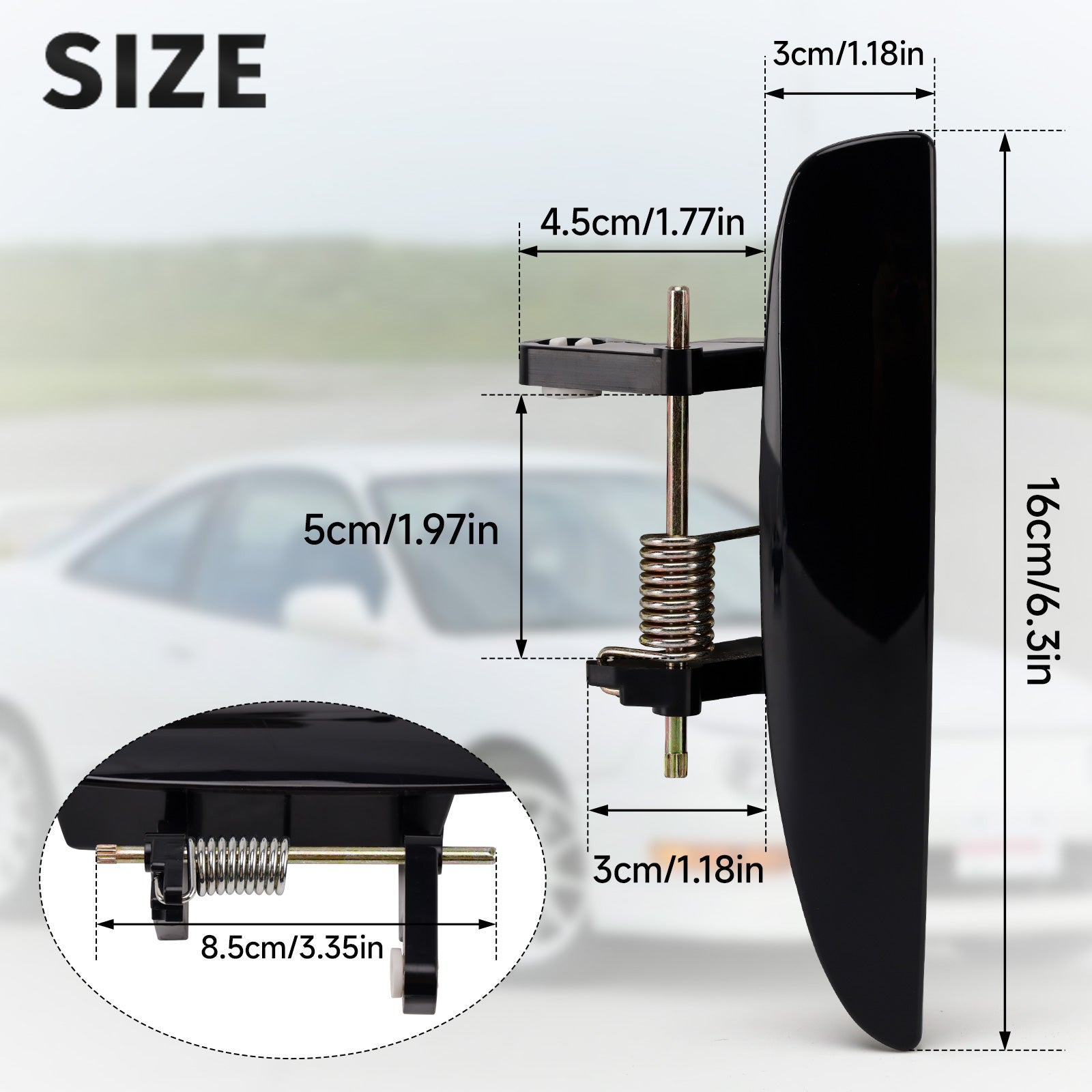 Acura Integra 1994-2001 용 2PC 외부 도어 핸들 레버