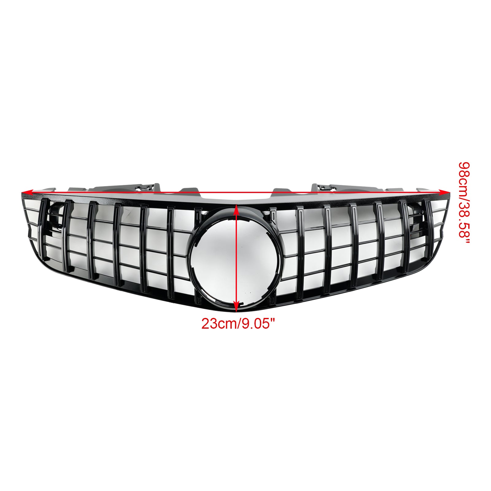 Front Bumper Upper Grill Fit Mercedes SL-Class R230 SL550 SL600 2009-2012