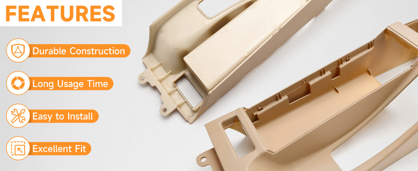 2002-2006 BMW E46 325i 328i Center Console Armrest Trim Base For Left Hand Drive