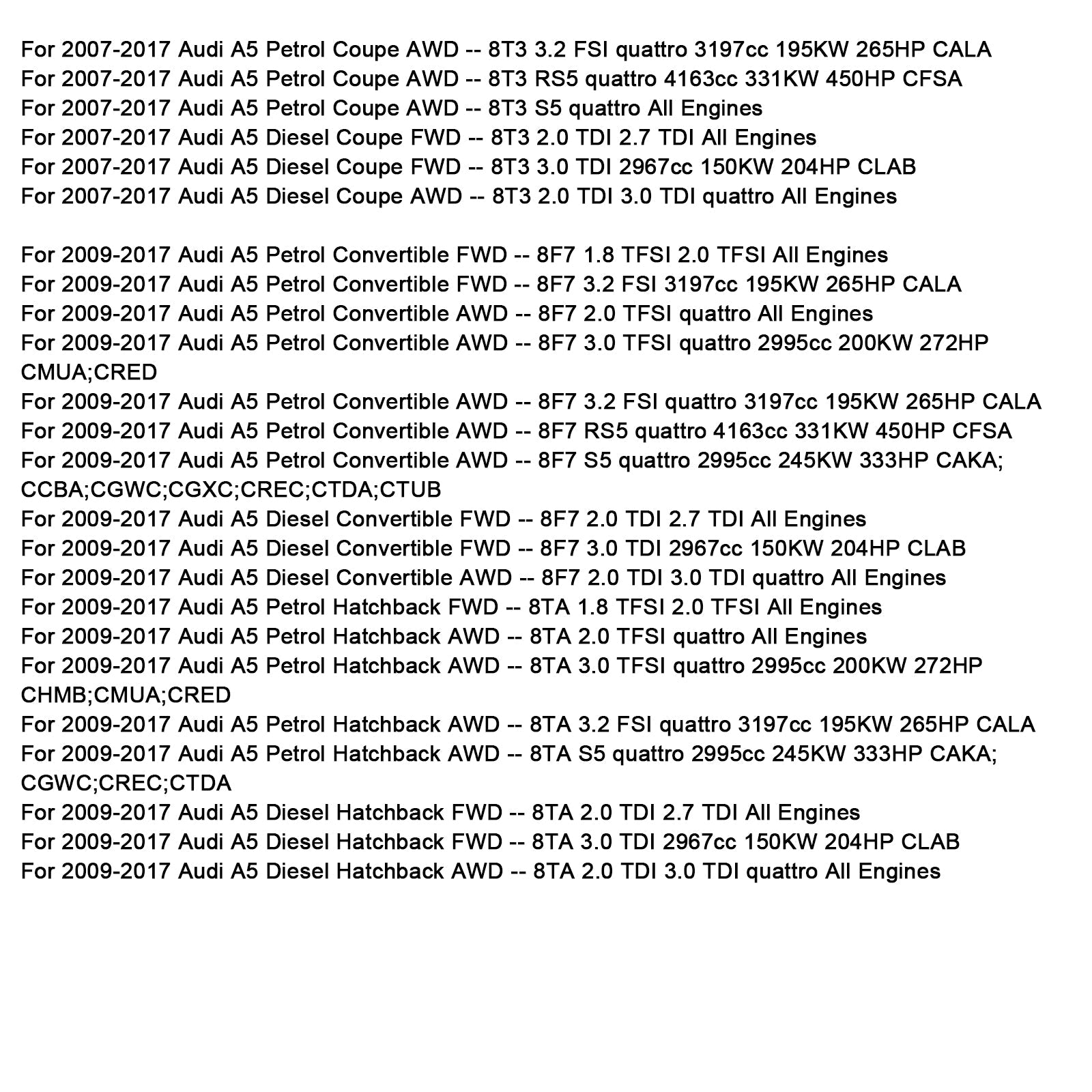 2009-2016 Audi A4 Allroad Headlight Range Adjustment Sensor Rear Left 8K0941309D