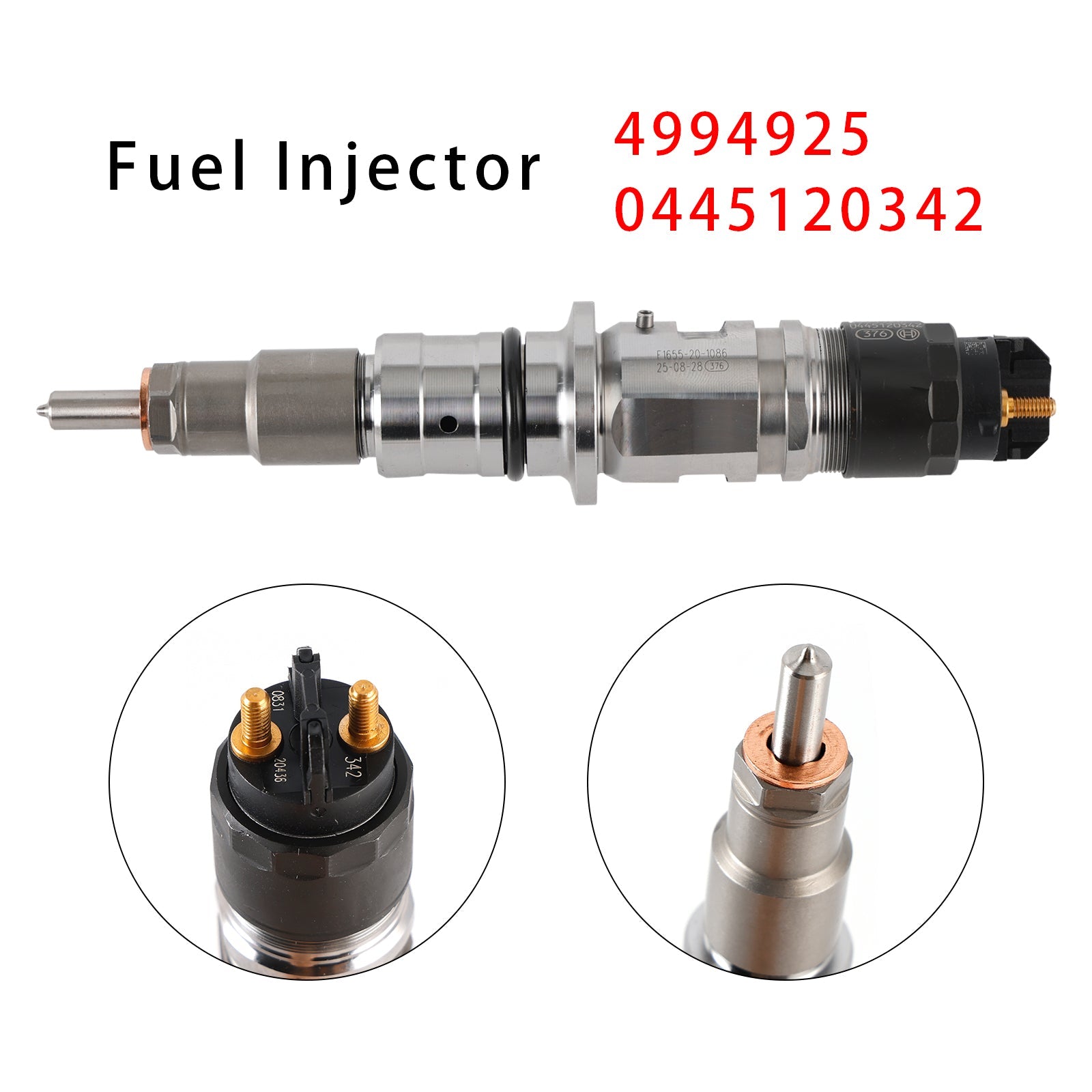 1Pcs Fuel Injector For Dodge RAM 13-18 6.7L 4994925 0445120342 0986435621