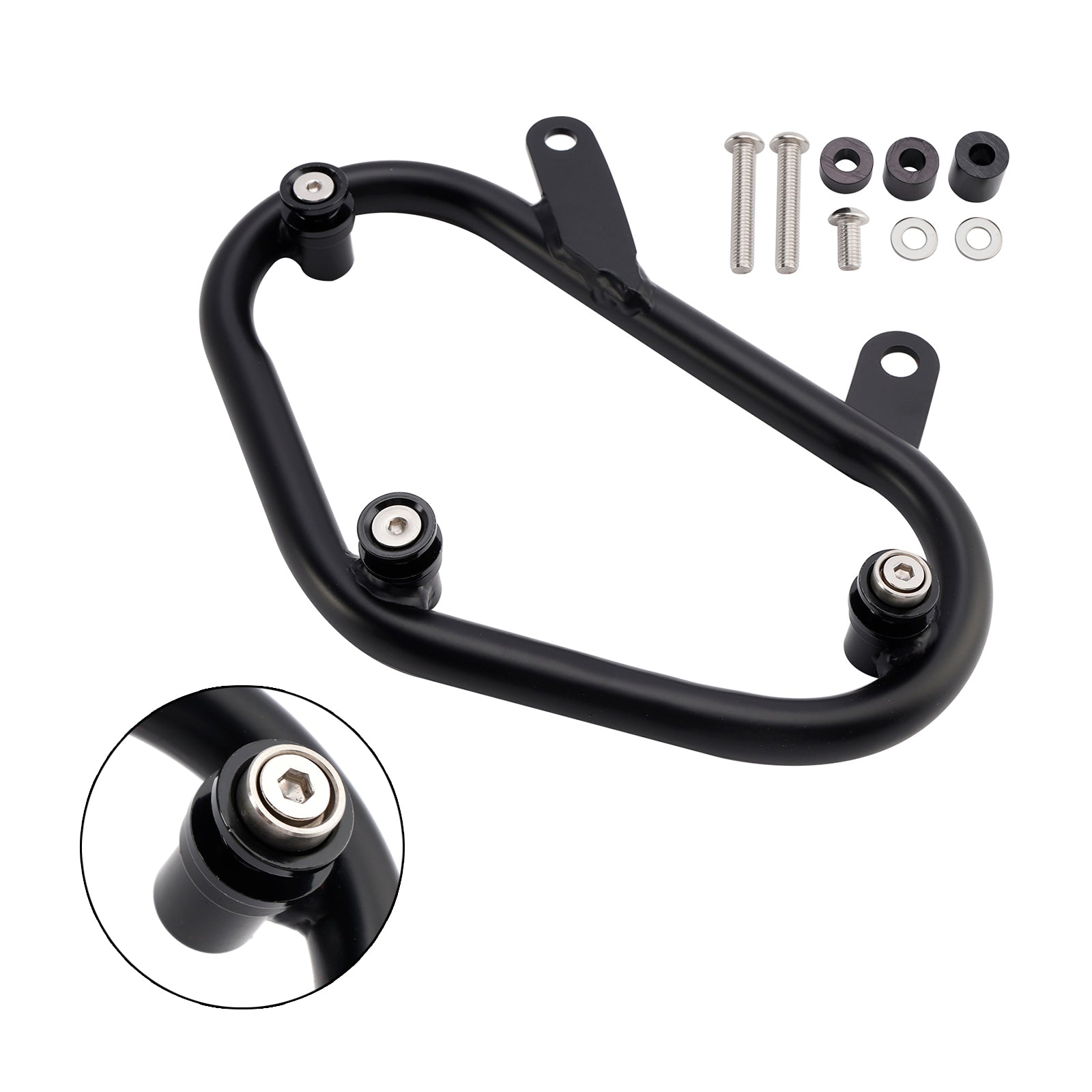 2024-2025 Speed Scrambler 400 X Luggage Rack Side Saddle Bag Mount Bracket Left