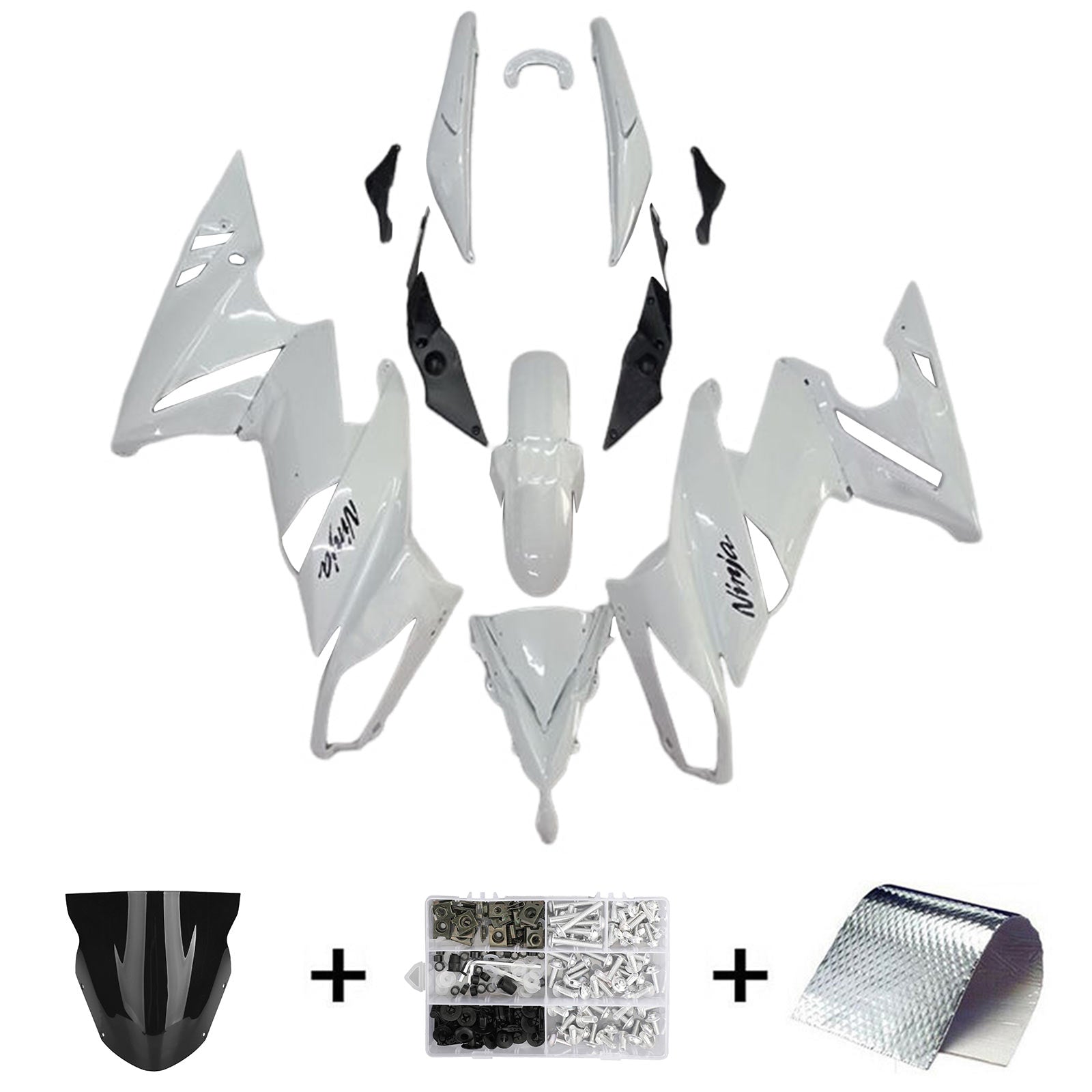 Kawasaki Ninja 650 ER-6F EX650 2009-2011 04# Fairing Kit Plastic