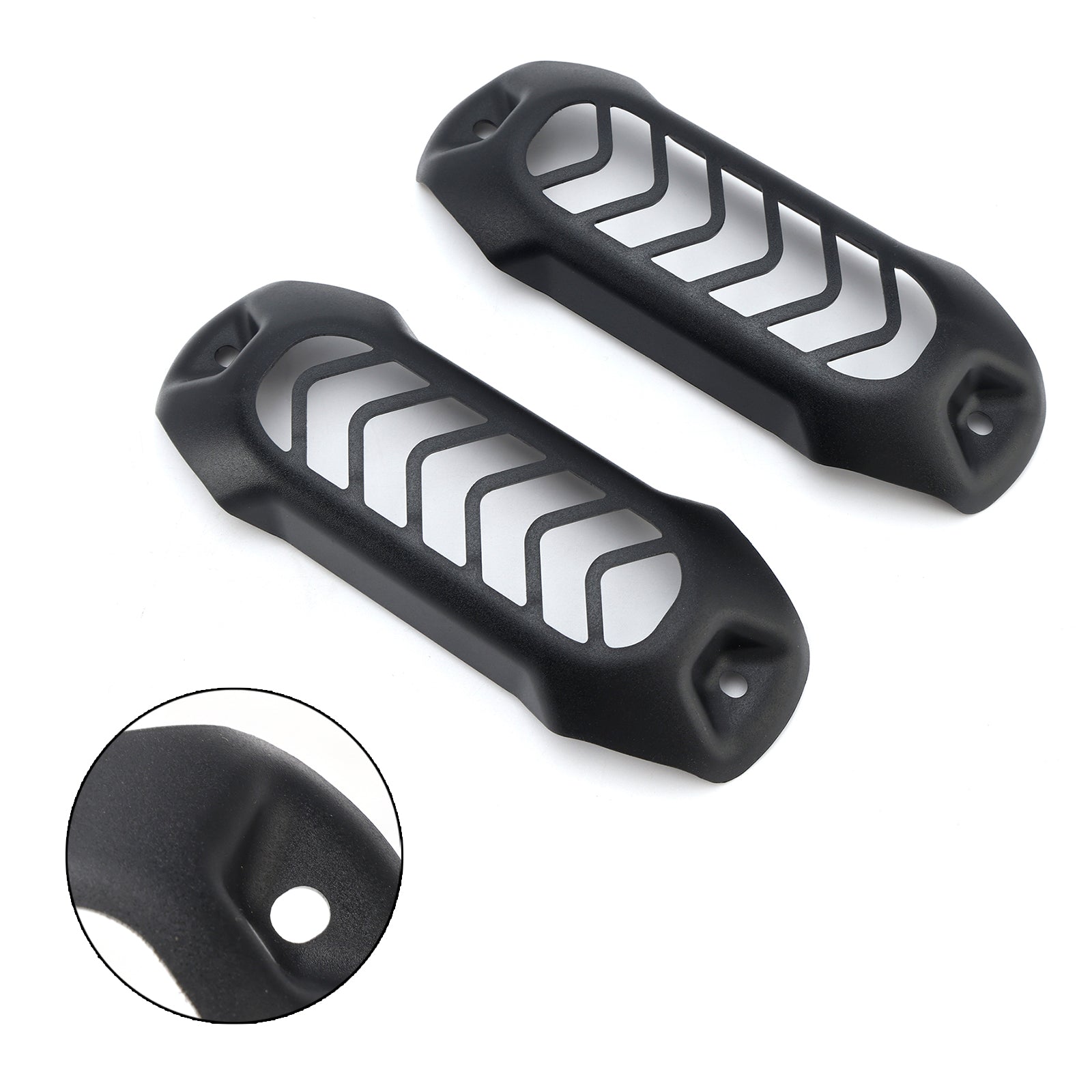 2024-2025 Bmw R1300Gs Adv Led Cover Spot Light Guard Protector Grill Black