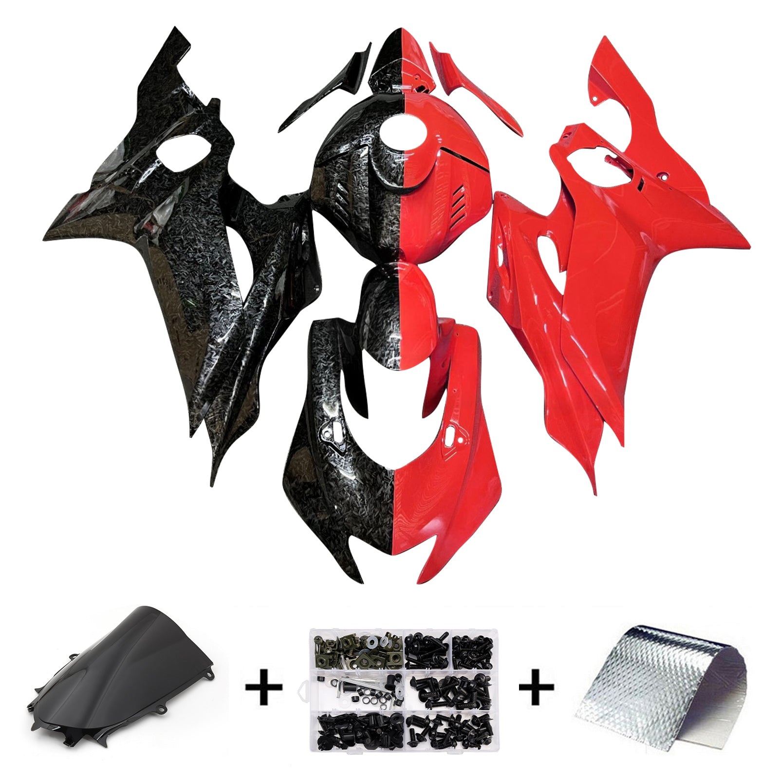 Injection Fairing Kit Bodywork Plastic ABS fit For Yamaha YZF-R6 2017-2023