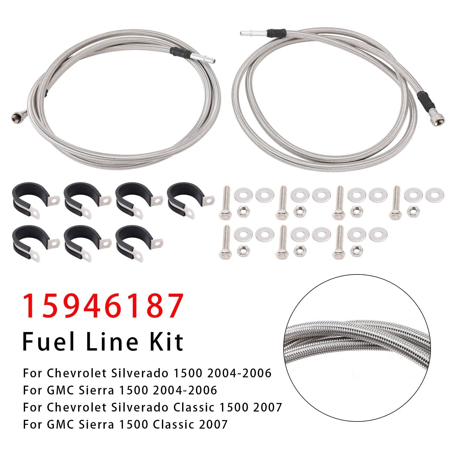 15946187 For 2007 Chevrolet Silverado Classic 1500 Fuel Line Kit