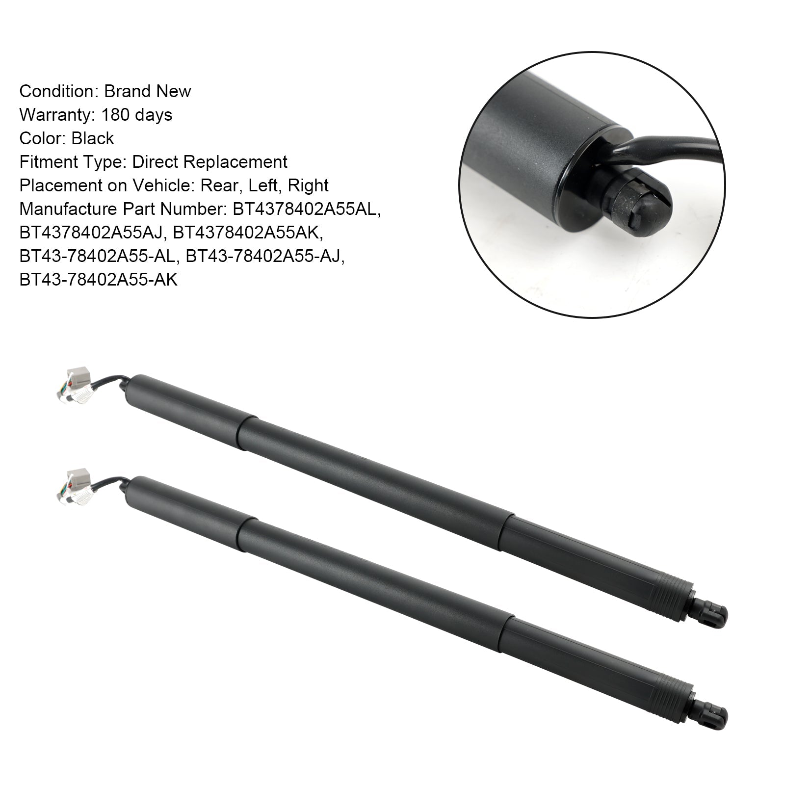 2011-2015 Ford Edge 2PCS Rear Tailgate Power Lift Supports Strut