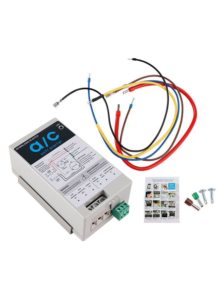 AC Soft Starter Reverse Motor Protection (16-32A + Install Kit)