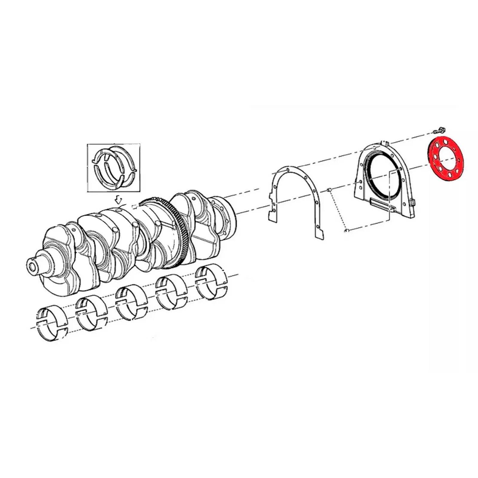 지프 그랜드 체로키를위한 스프로킷 크랭크 샤프트 풀리 ​​68582742AA 3.0 2014-2023