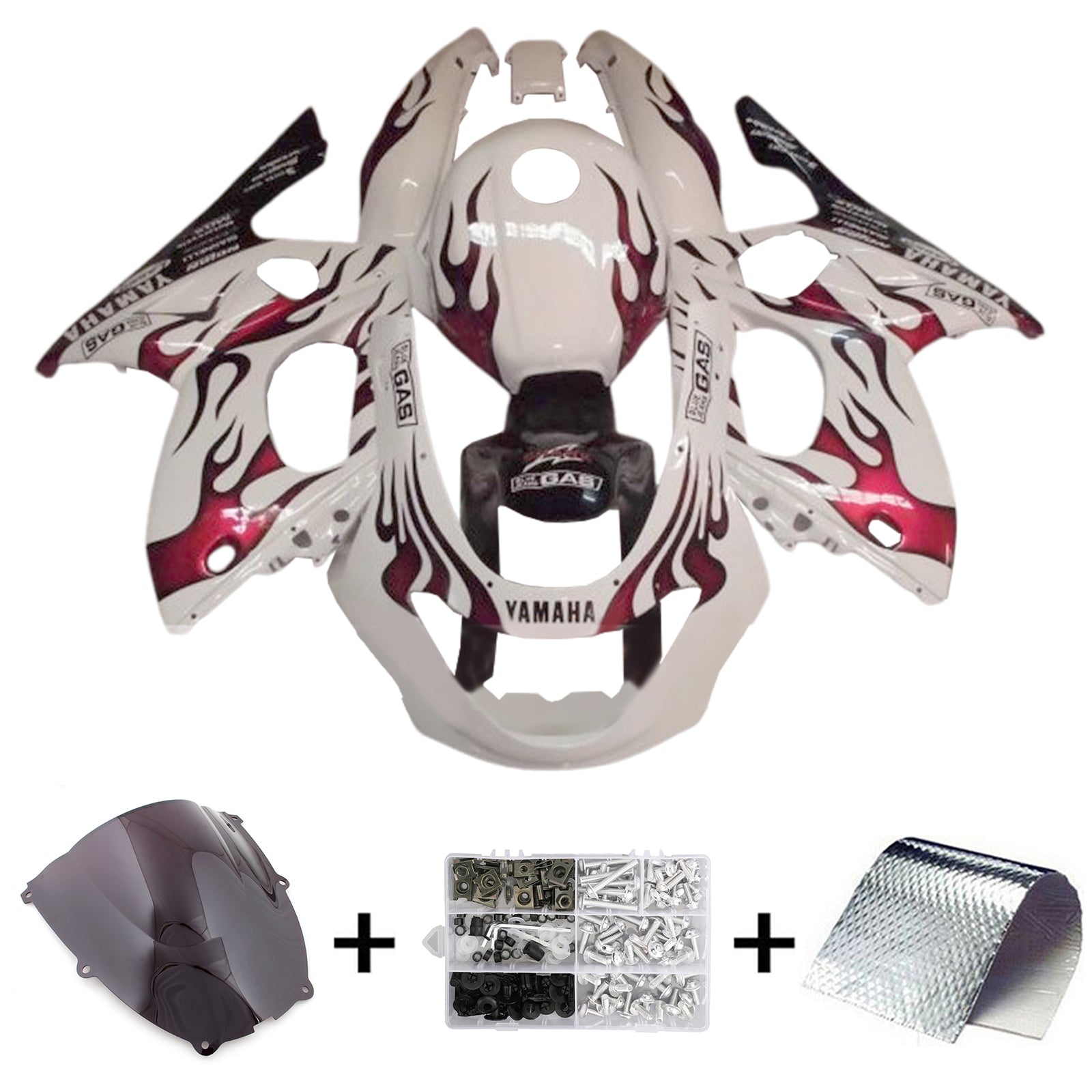 Yamaha YZF 600R Thundercat 1996-2007 Fairing Kit Bodywork Plastic ABS