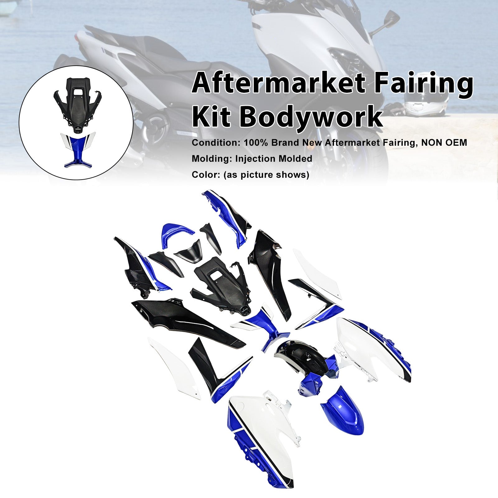 2025-2026 for Yamaha TMAX560 Injection Bodywork Fairing Kit