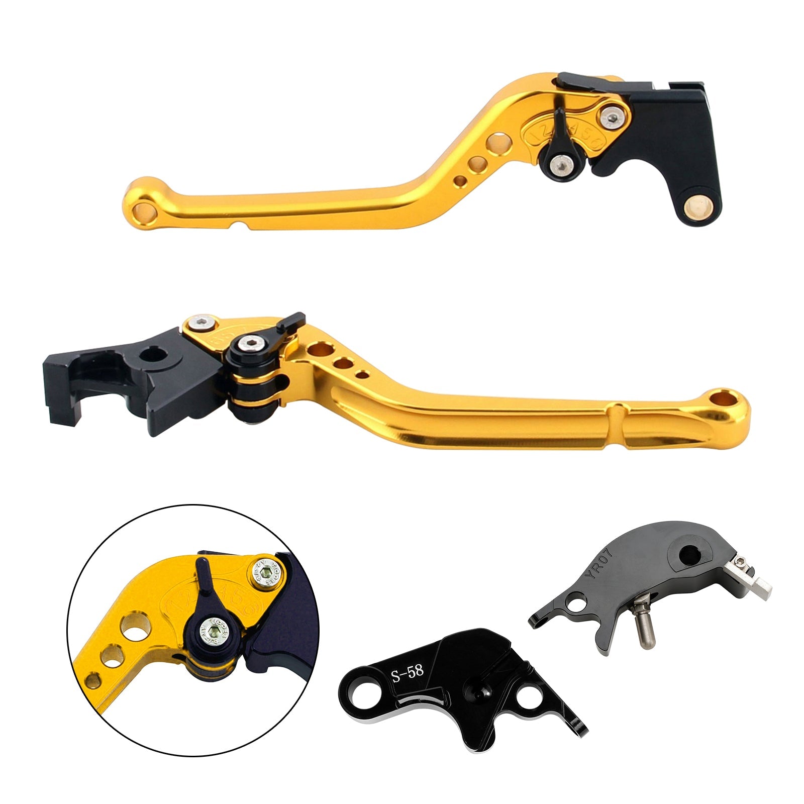 Long Clutch Brake Lever fit for YAMAHA YZF R7 MT-10/SP FZ-10/SP 2022-23