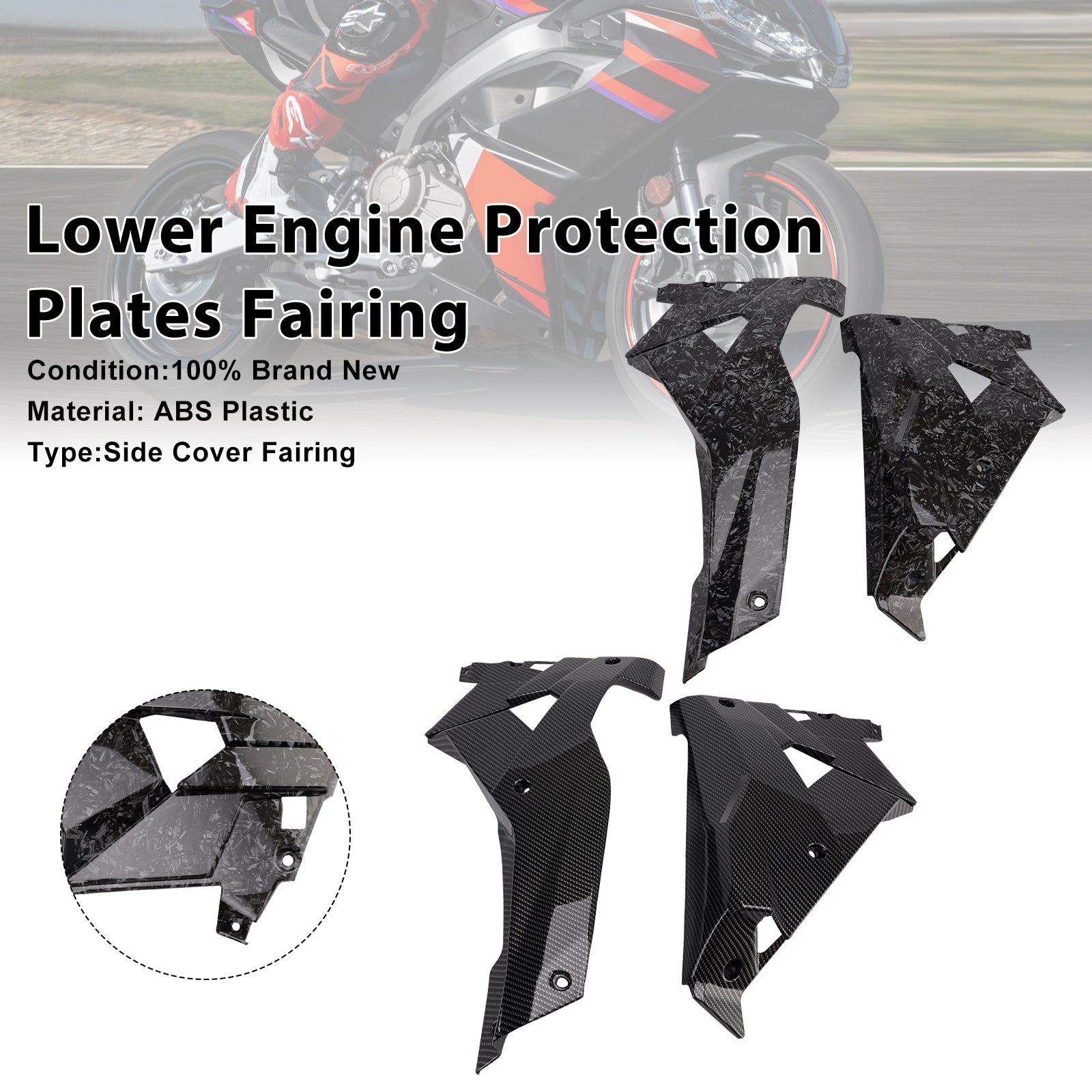 2024-2025 Aprilia RS457 RS 457 Engine Lower Belly Pan Panels Guard Fairing