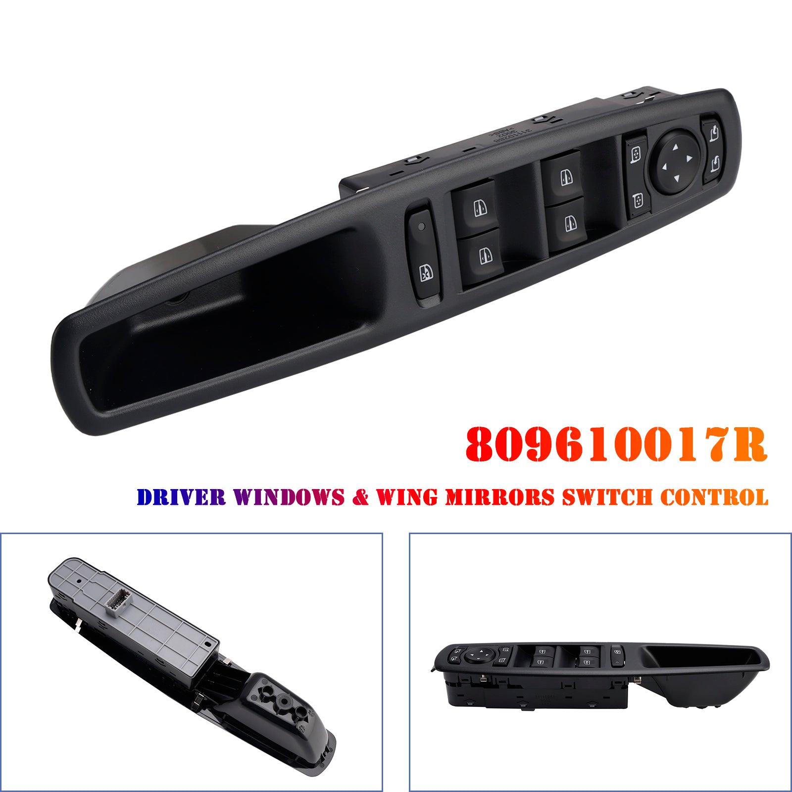 2009-2022 Renault Scenic Driver Windows & Wing Mirrors Switch Control 809610017R