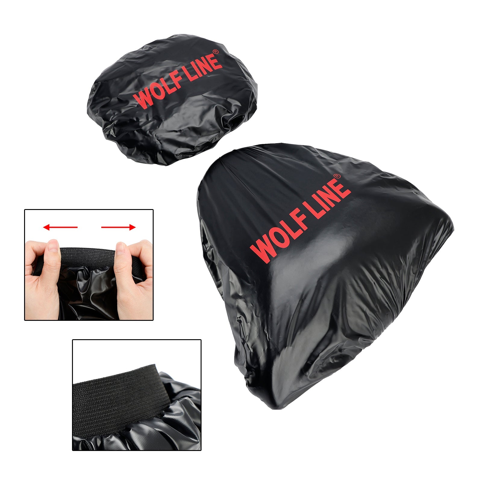 Rider Passenger Seat Cover Cushion Waterproof Fit For Motorcycle Road Racing