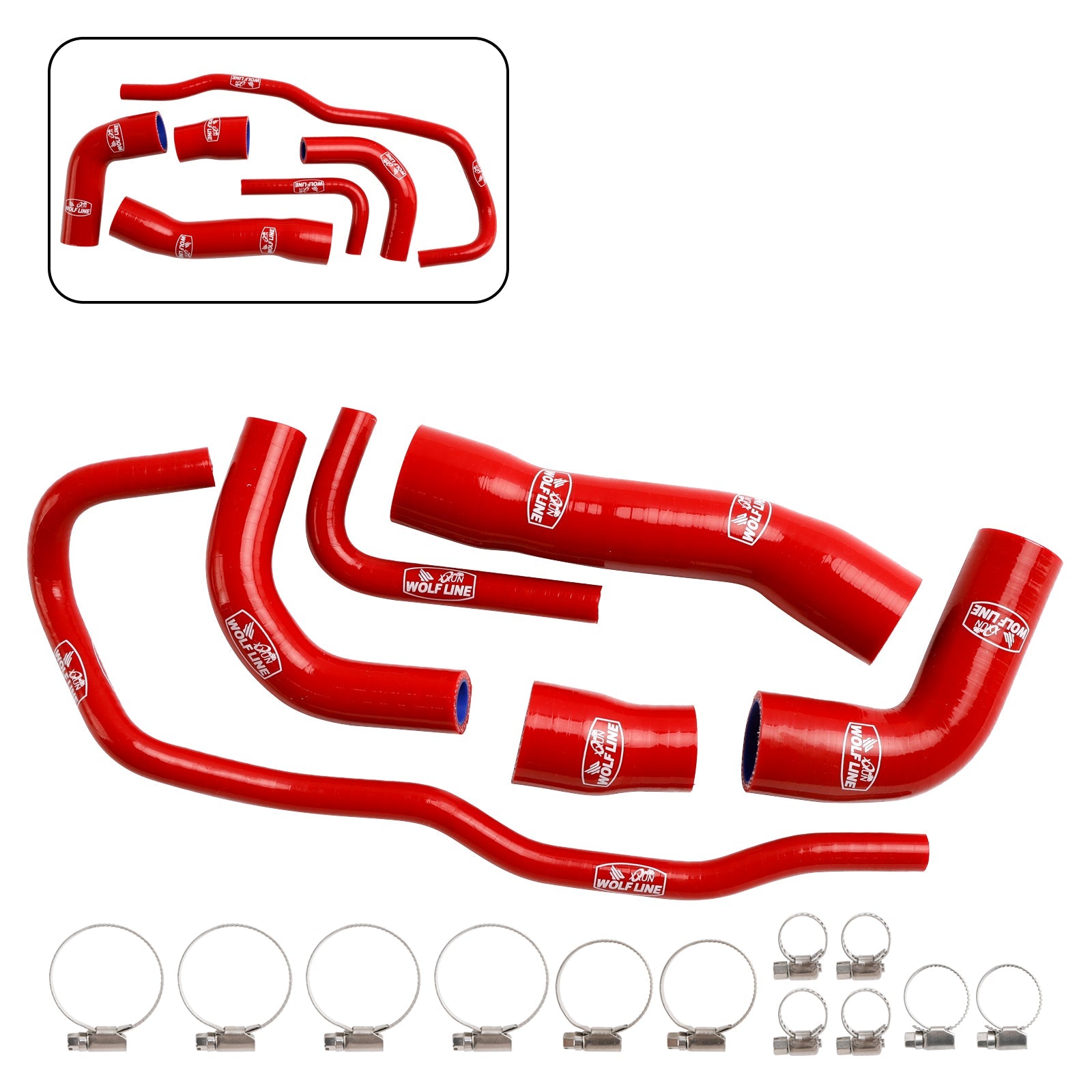 Silicone Radiator coolant Hose kit For BMW S1000XR 2021-2024