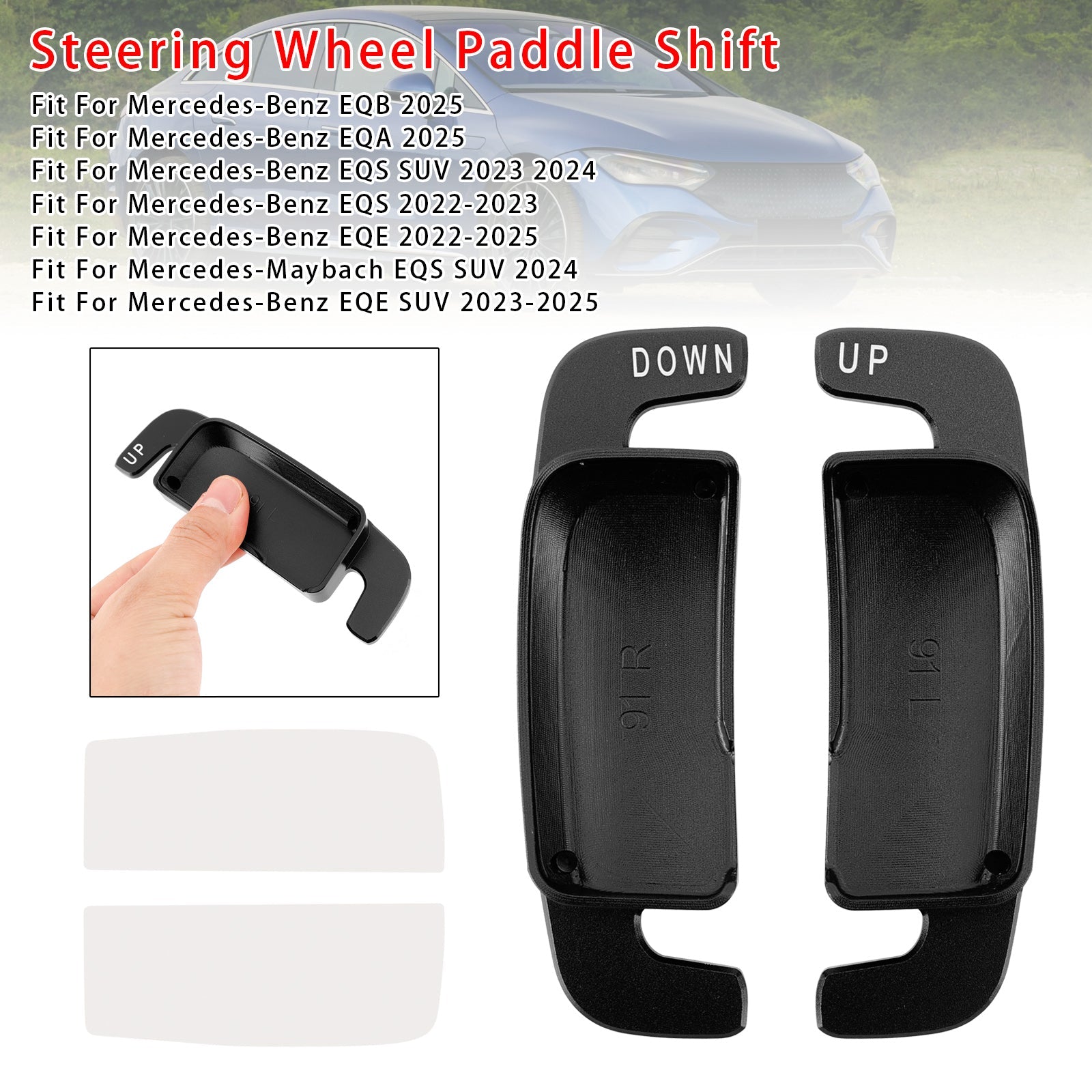 Steering Wheel Paddle Shifter Extension For Benz A C GLE 2022up Aluminium