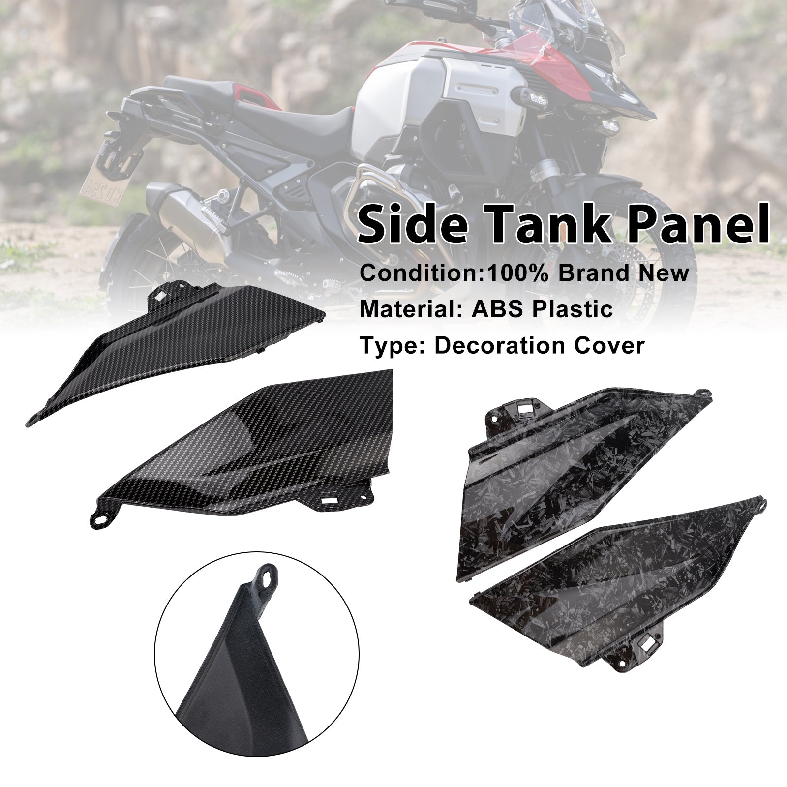 2024-2025 BMW R1300GS Side Gas Tank Middle Panel Fairing Cowl