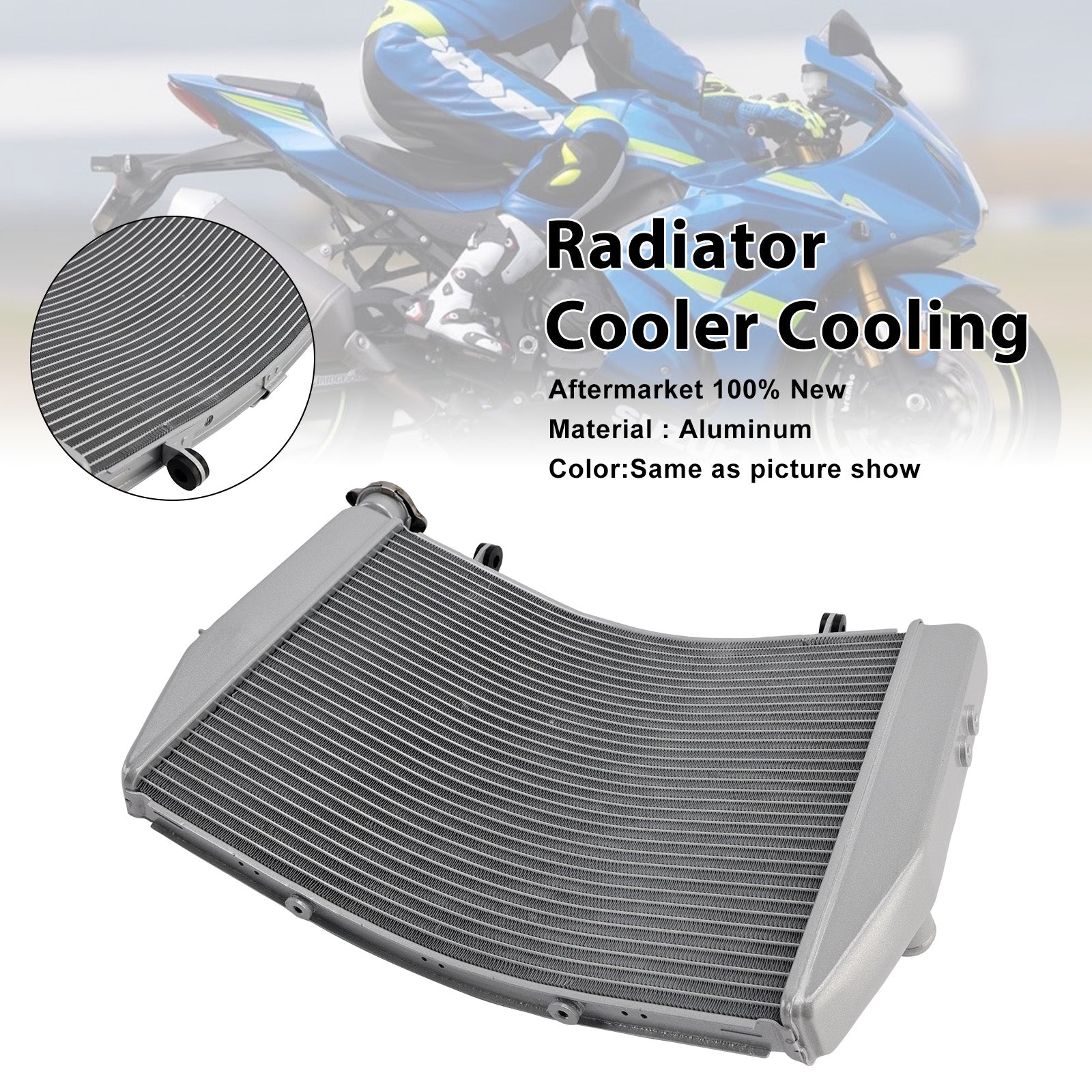 2017-2025 For Suzuki GSXR1000R Radiator Cooling Engine Cooler