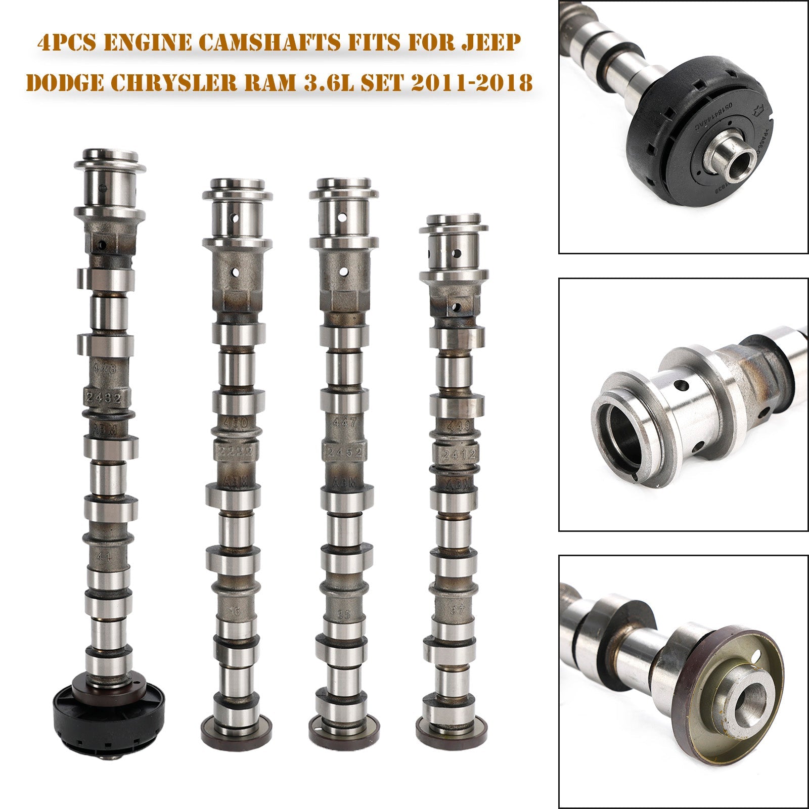 Ram C/V 2012-2015 with 3.6L engine only 4Pcs Engine Camshafts