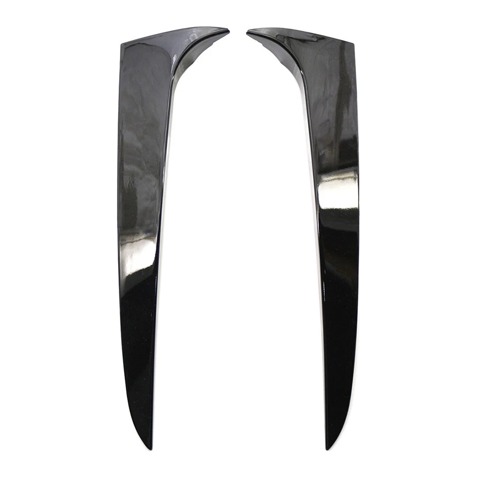 2011-2017 BMW X3 F25 Gloss Black Pair Rear Window Side Wing Spoiler
