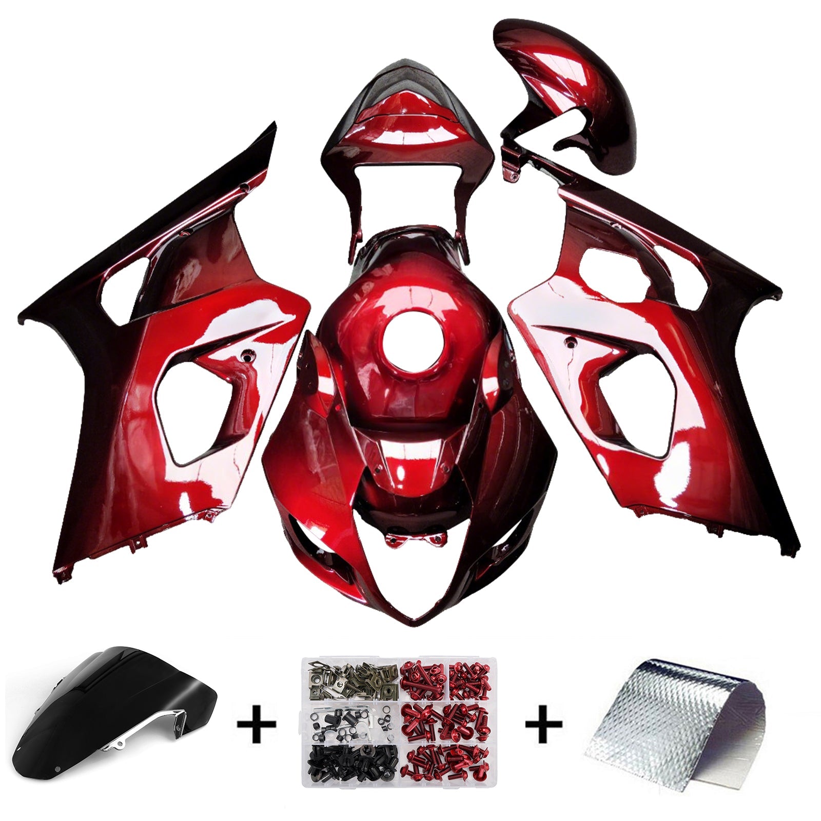 Injection Fairing Kit Bodywork Plastic ABS For Suzuki GSXR1000 2003-2004 K3