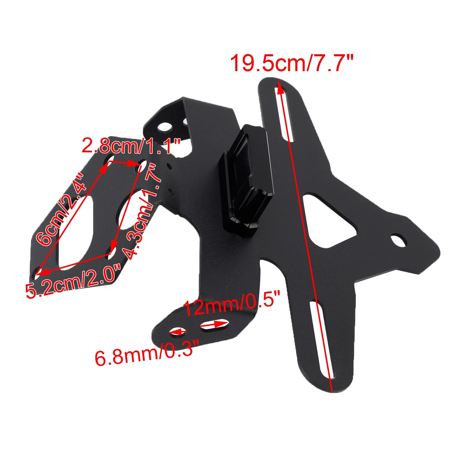 License Plate Holder Frame Bracket fit for Street Triple 765 R/RS 2020-2025