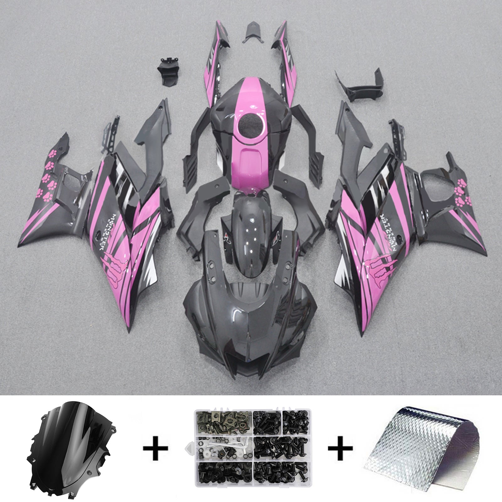 Yamaha YZF-R3 R25 2019-2021 Fairing Kit Bodywork Plastic ABS