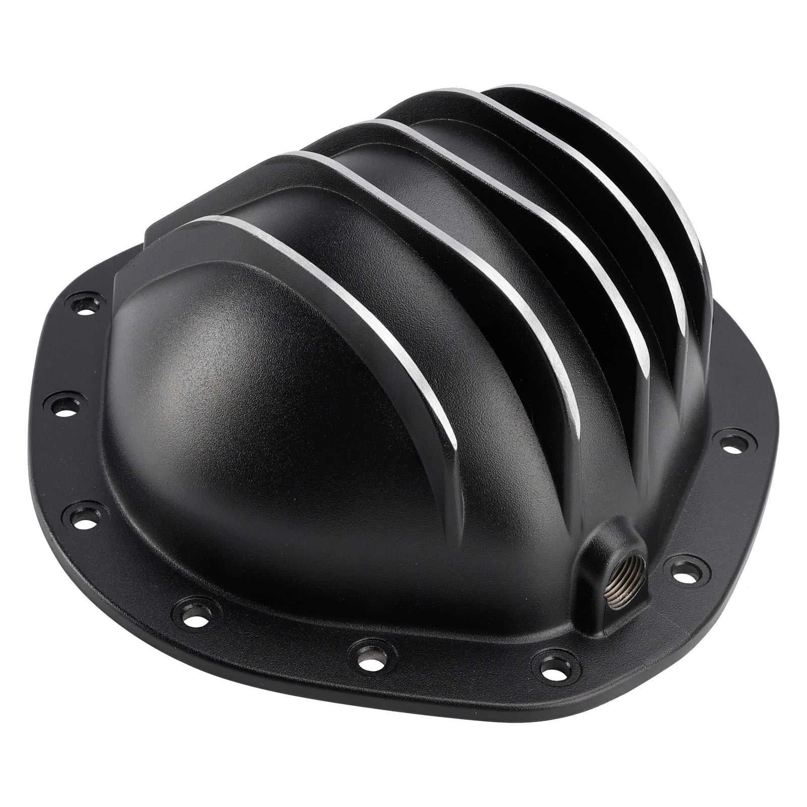 12 Bolt Black Aluminum Differential Rear End Cover For GM Chevy C10 8.75" truck