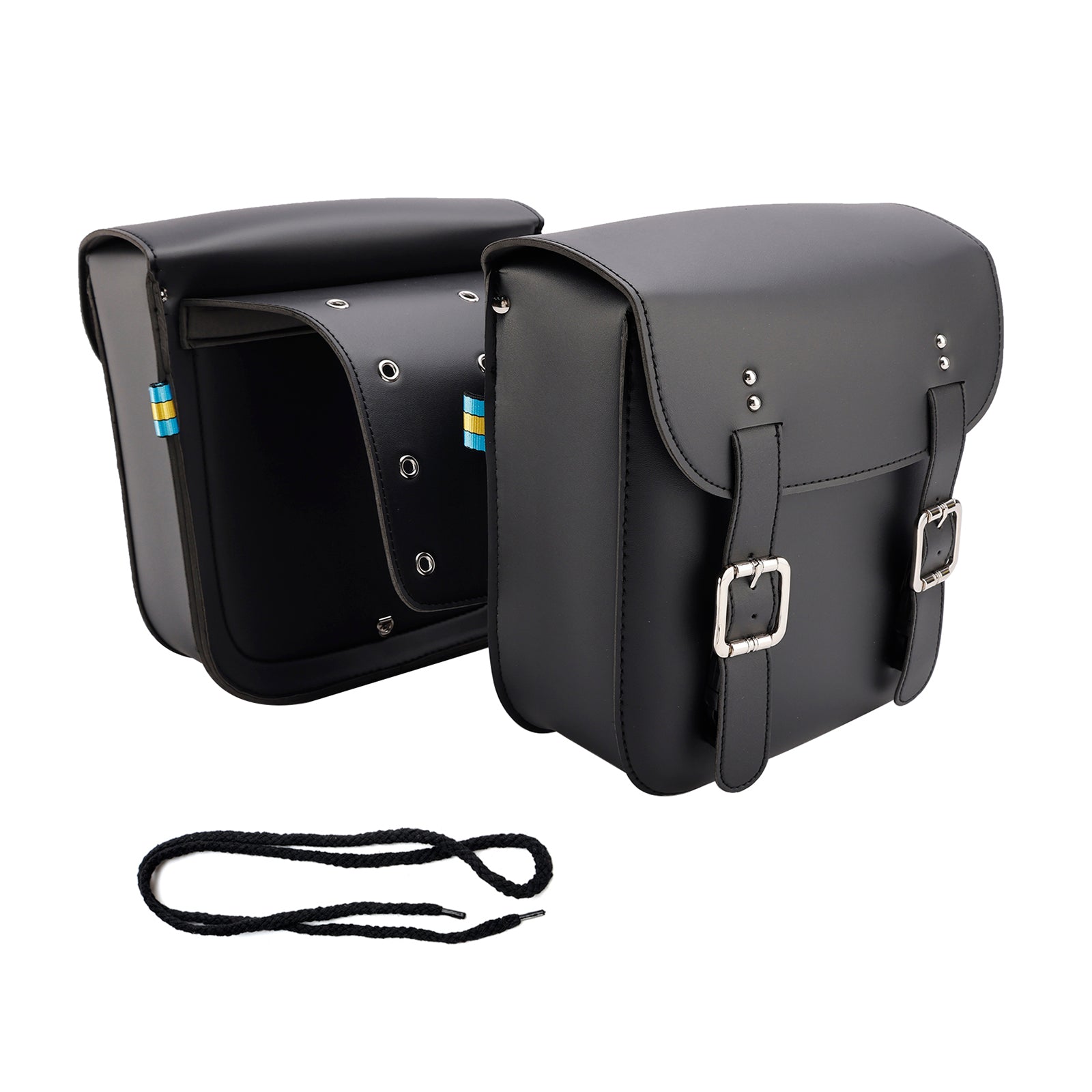 Tail Bag Side Saddlebag Tail Bag Luggage Pouch Storage Black 18L For Motorbike