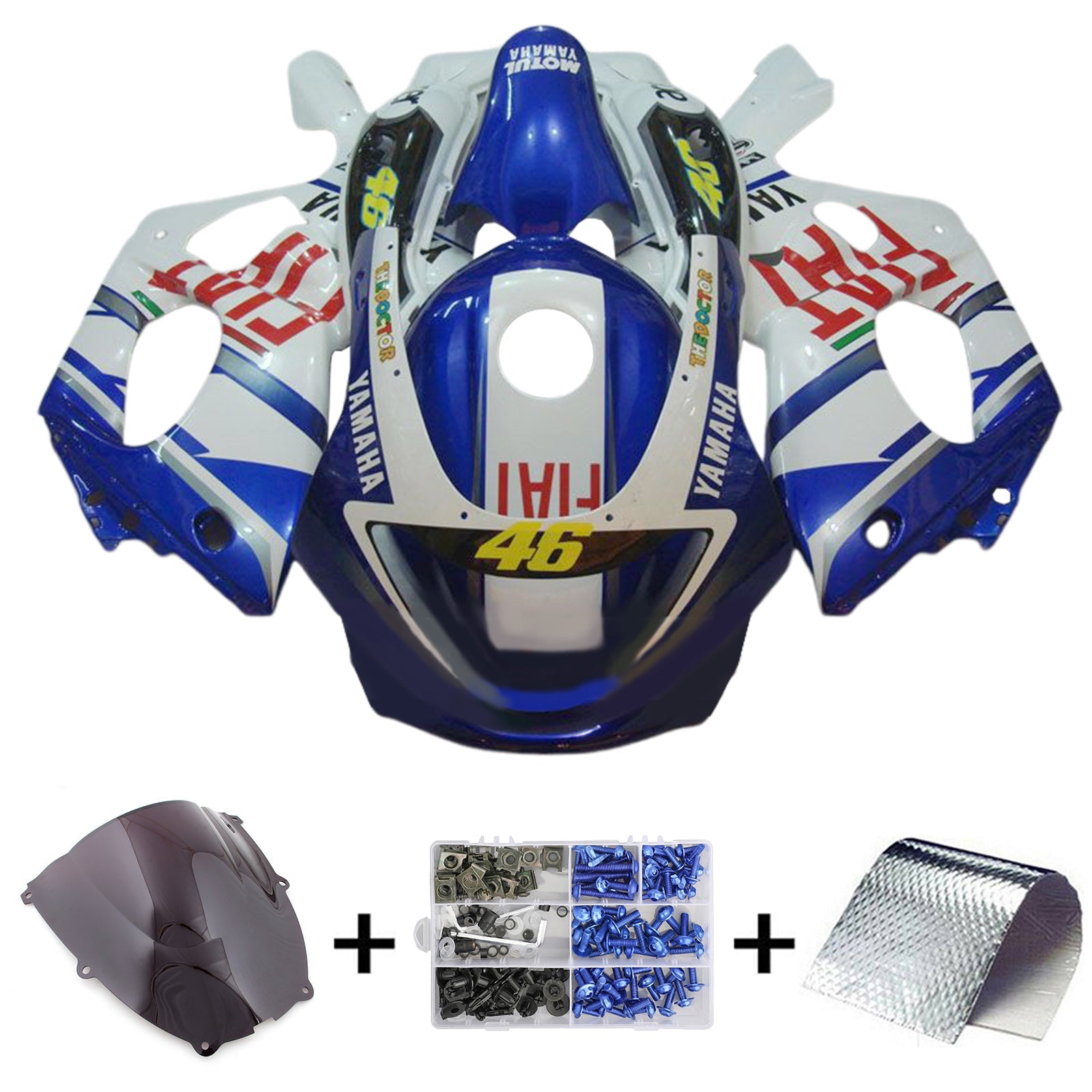 Yamaha YZF 600R Thundercat 1996-2007 Fairing Kit Bodywork Plastic ABS