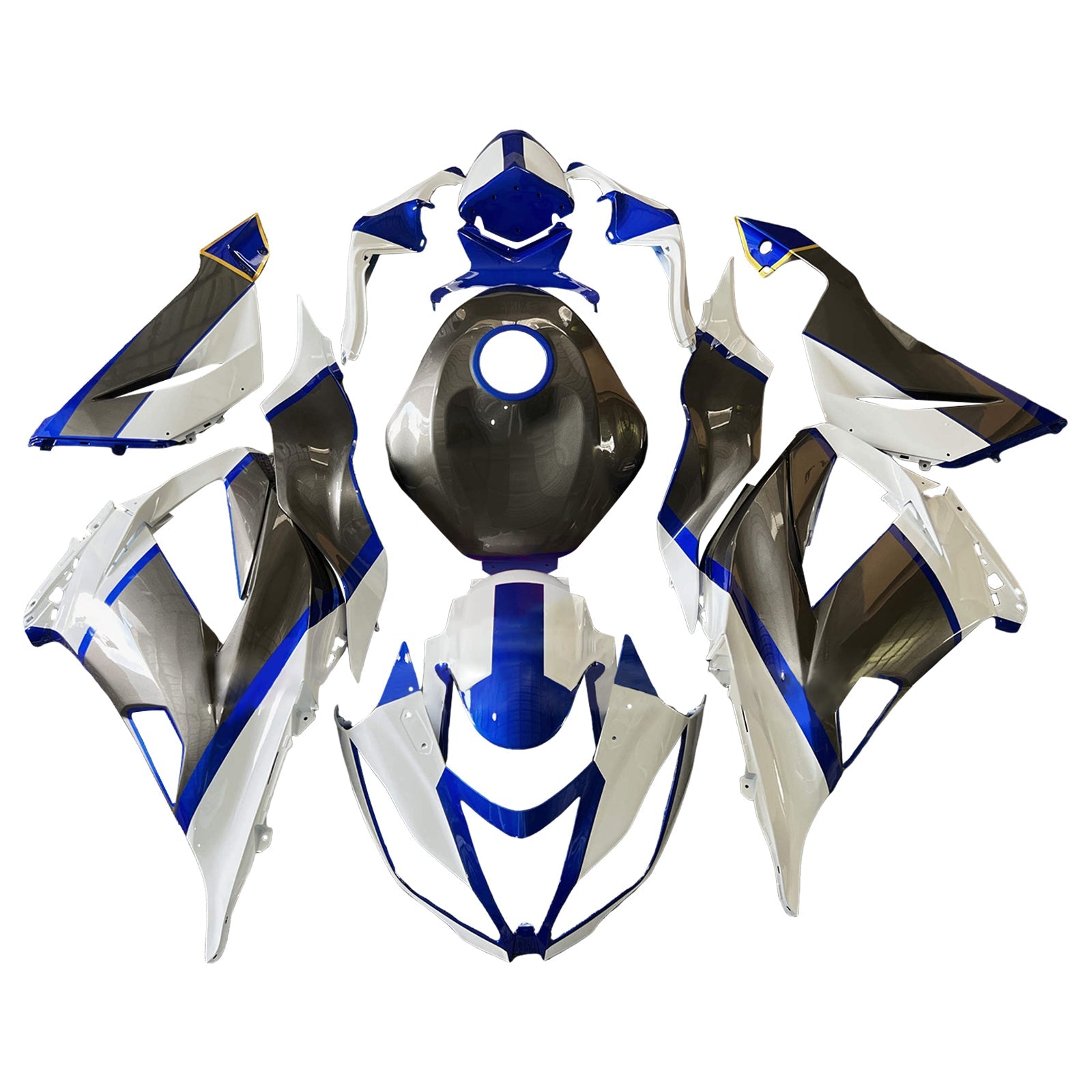 Injection Fairing Kit Bodywork Plastic ABS fit For Kawasaki ZX6R 636 2013-2018