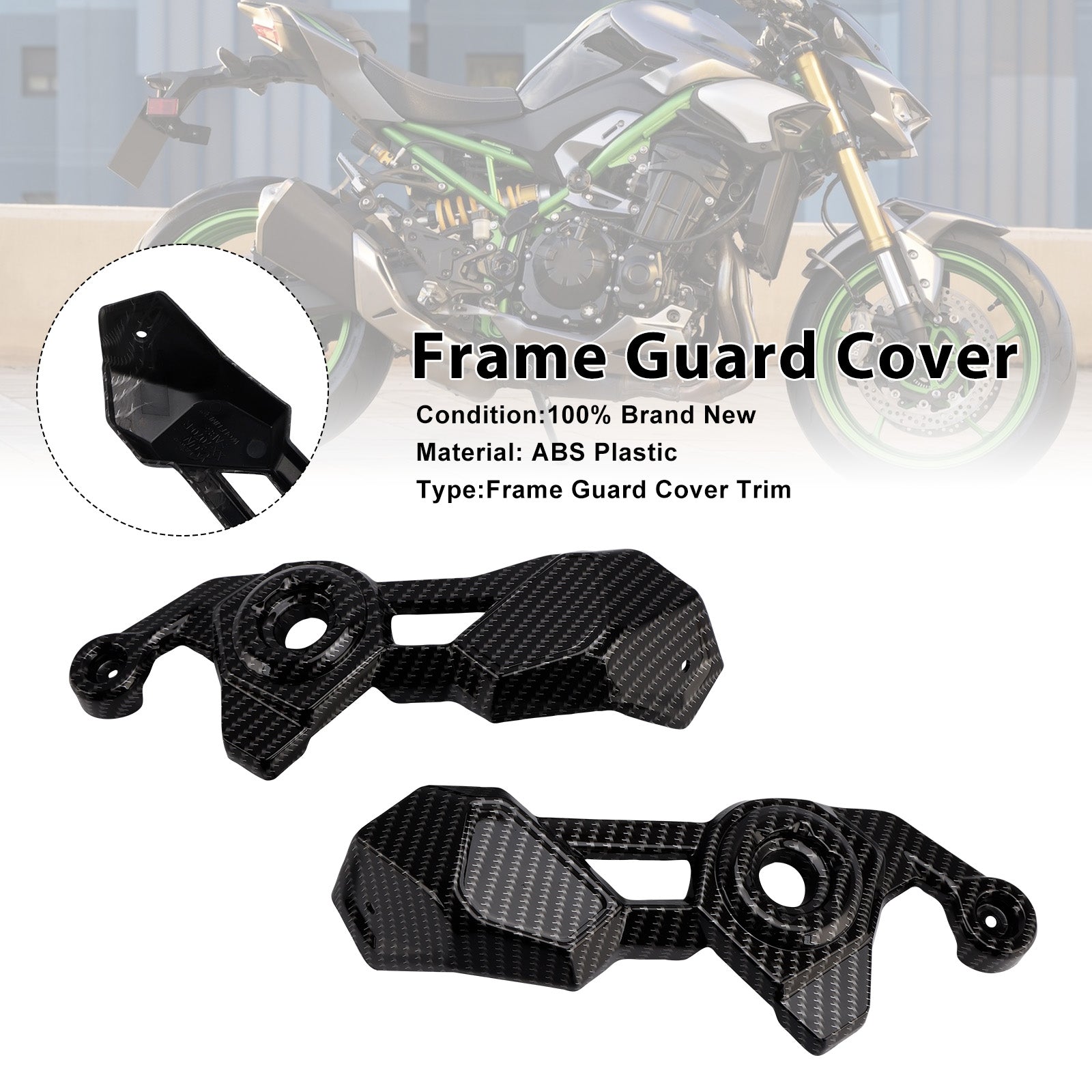 Frame Side Cover Panel Guard Fairing For Kawasaki Z900 2025-2026
