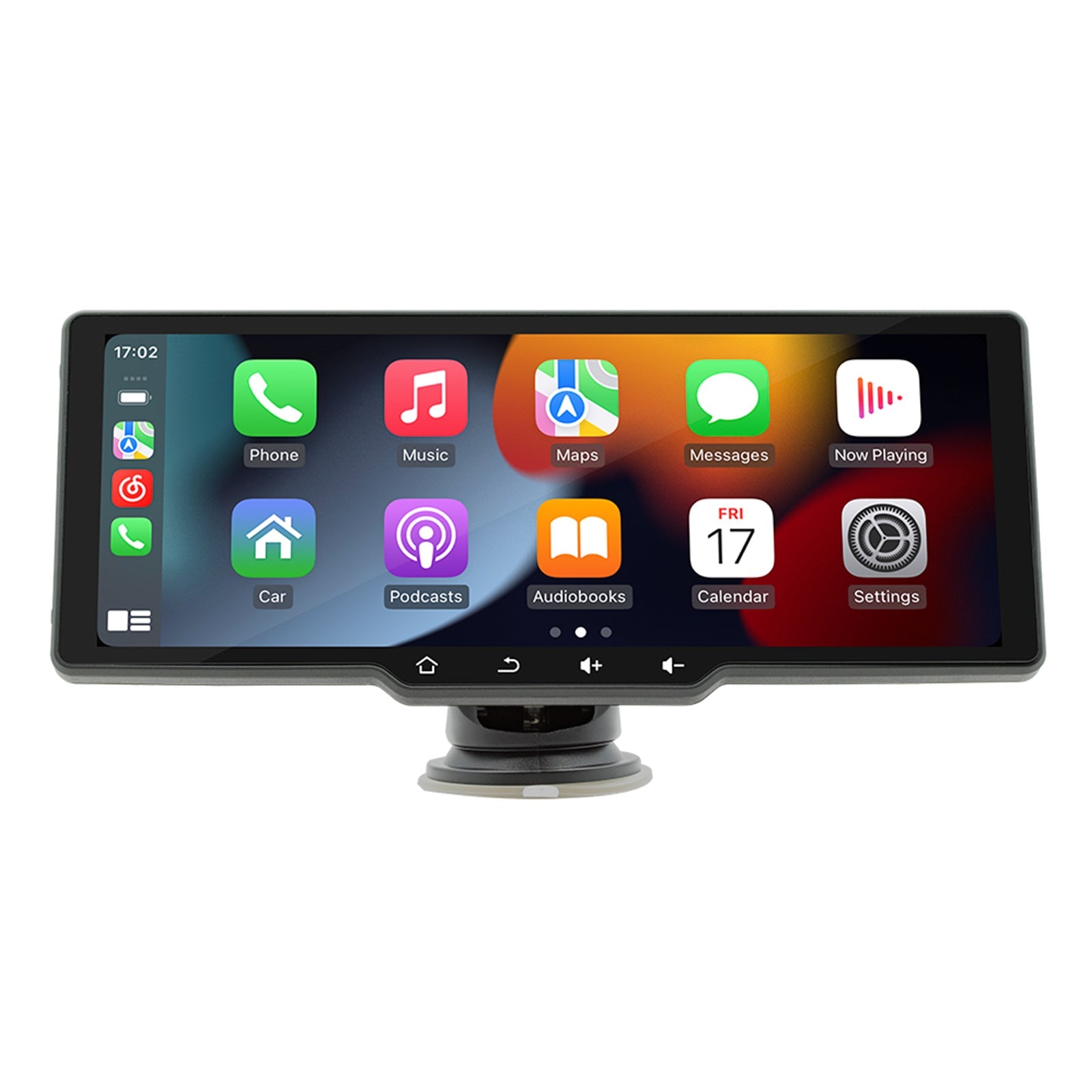 10.26" Screen Portable Wireless Carplay Car Bluetooth MP5 Player + 4 LED Camera