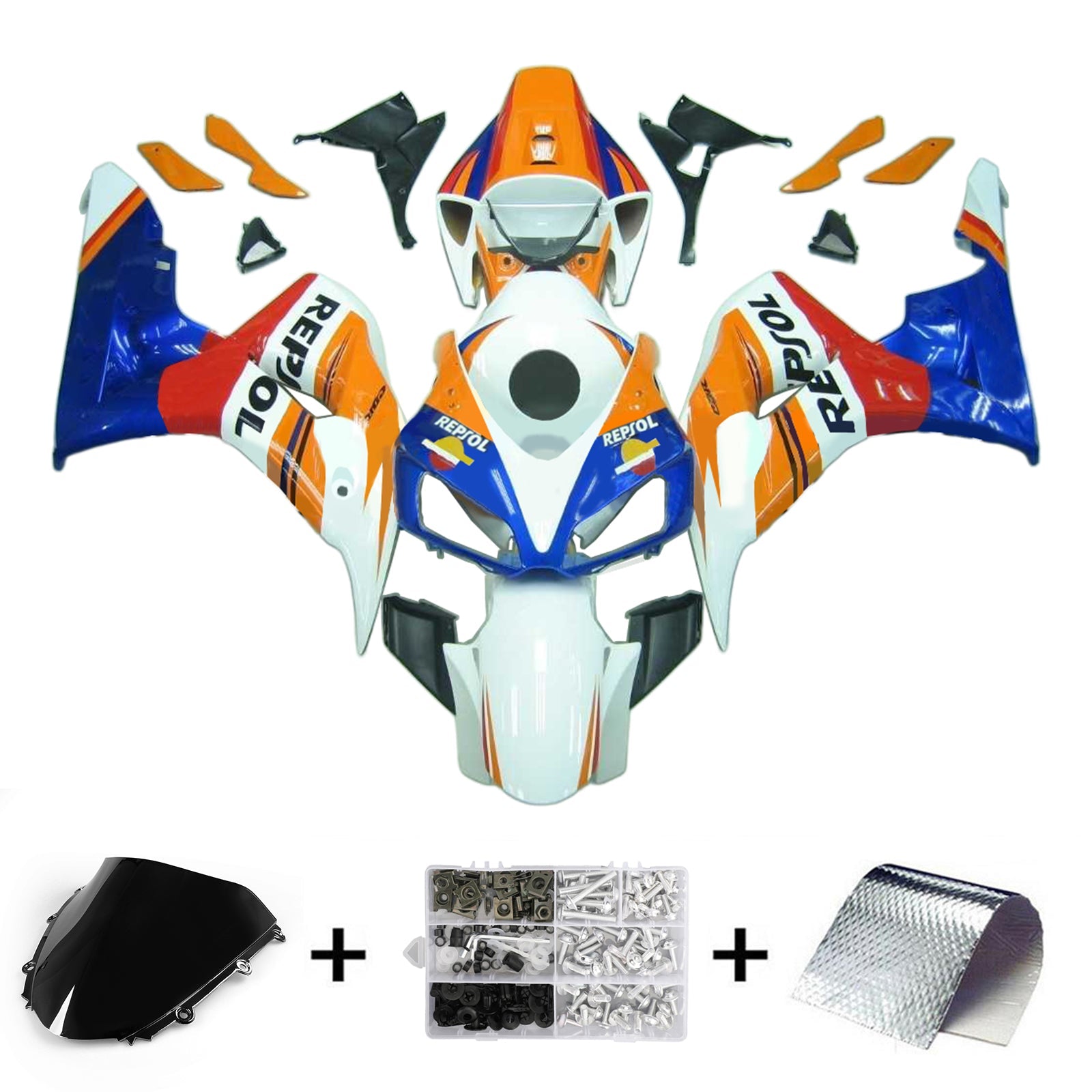 Honda CBR1000RR 2006-2007 Fairing Kit Bodywork Plastic ABS