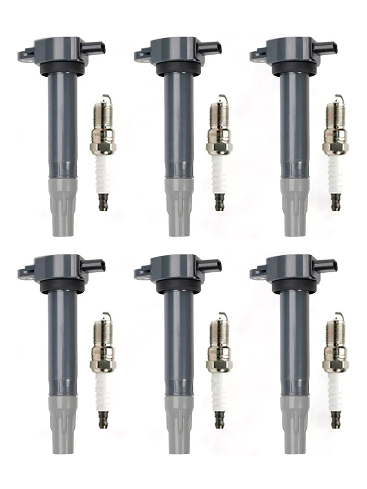 2006-2010 Chrysler Sebring V6 2.7L 6pcs Ignition Coil & Spark Plugs UF502 4606869 4606869AA