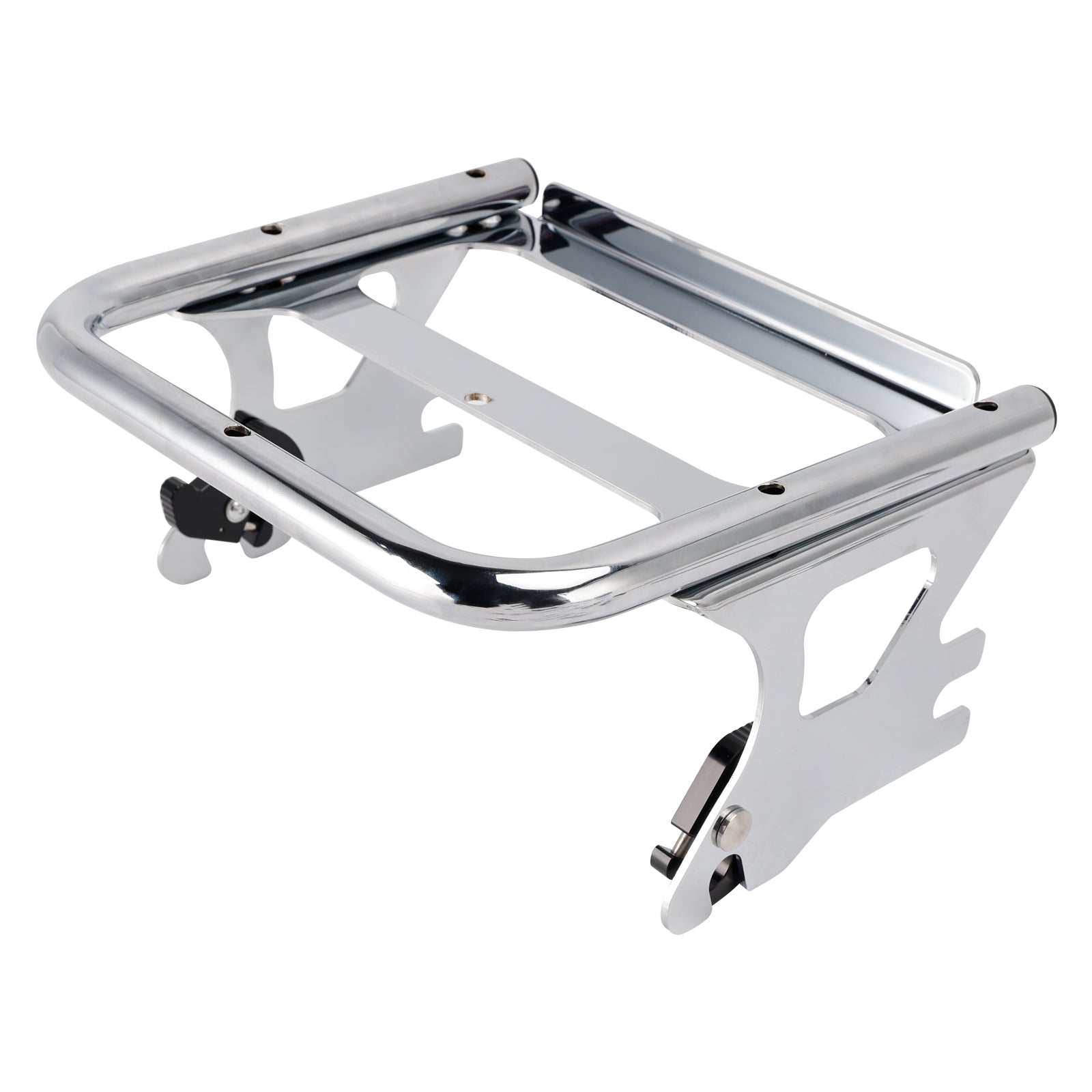 For 1996-2008 Road King Detachable two up tour mounting pack rack chrome