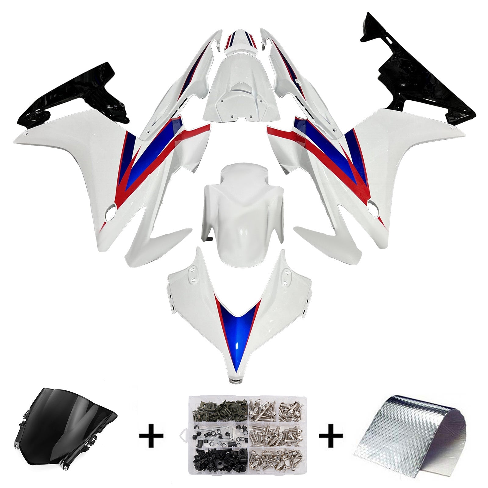 Injection Fairing Kit Bodywork Plastic ABS For Honda CBR500R 2013-2015