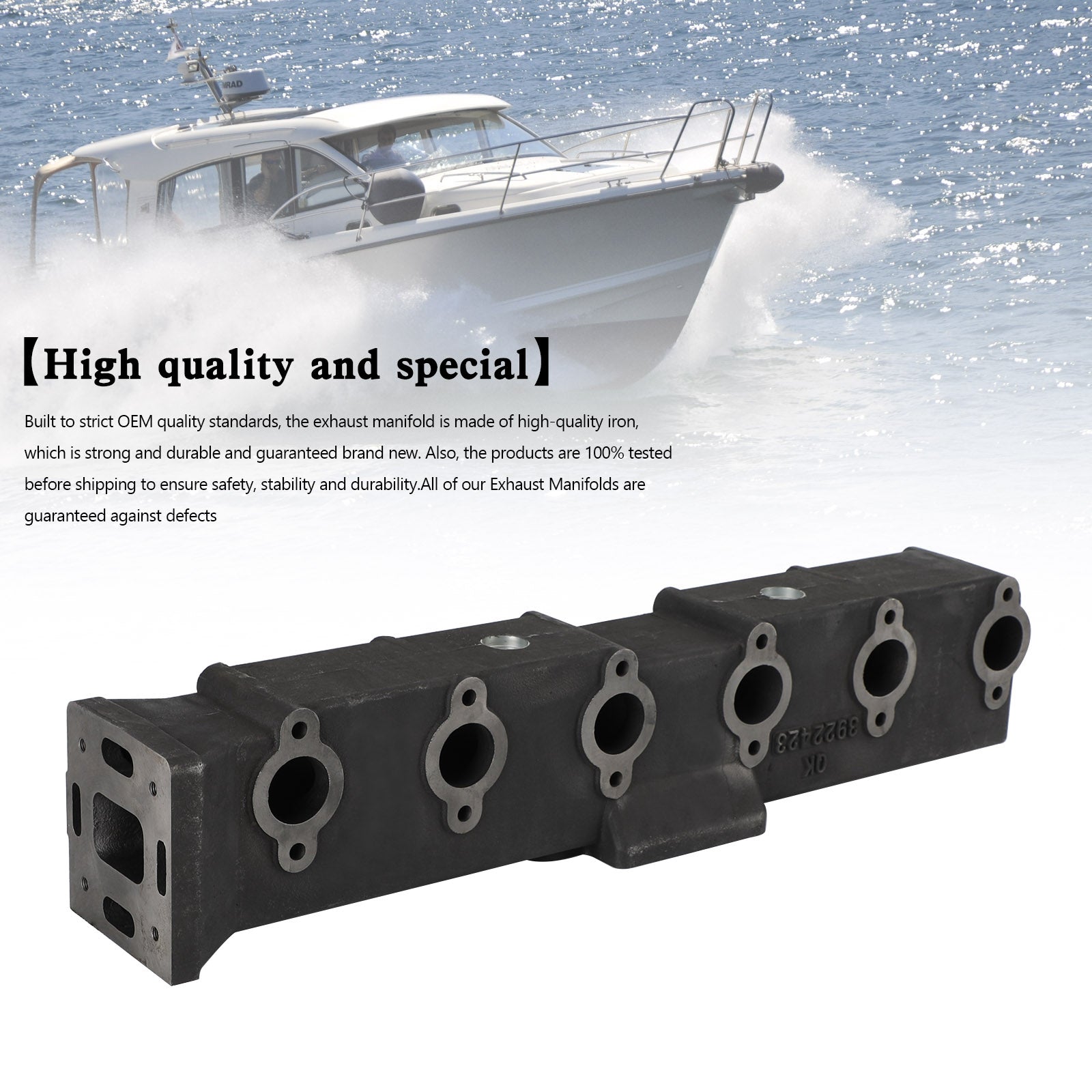 3922935 3911670,3922423,3921482 For 6C 6CT 6CTA 8.3 Wet Marine Exhaust Manifold